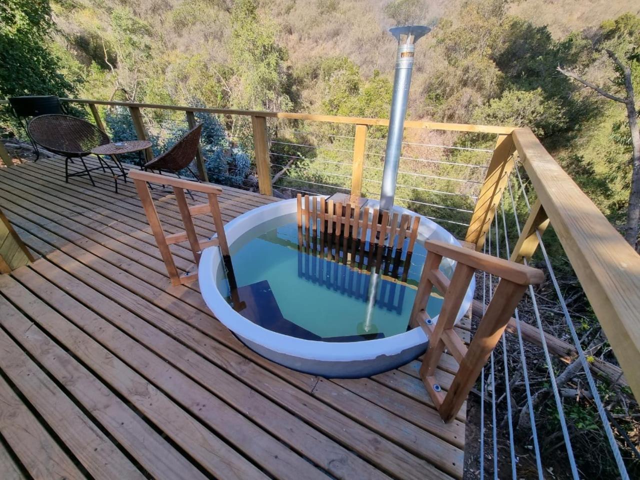 cabaña con tinaja en viña narbona wines