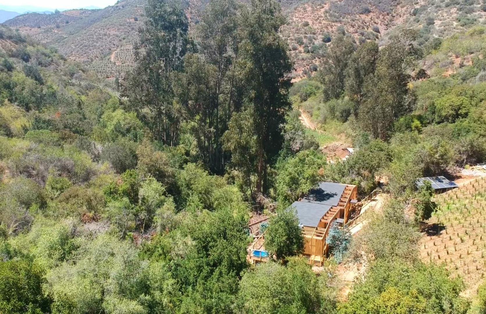 cabaña con tinaja en viña narbona wines
