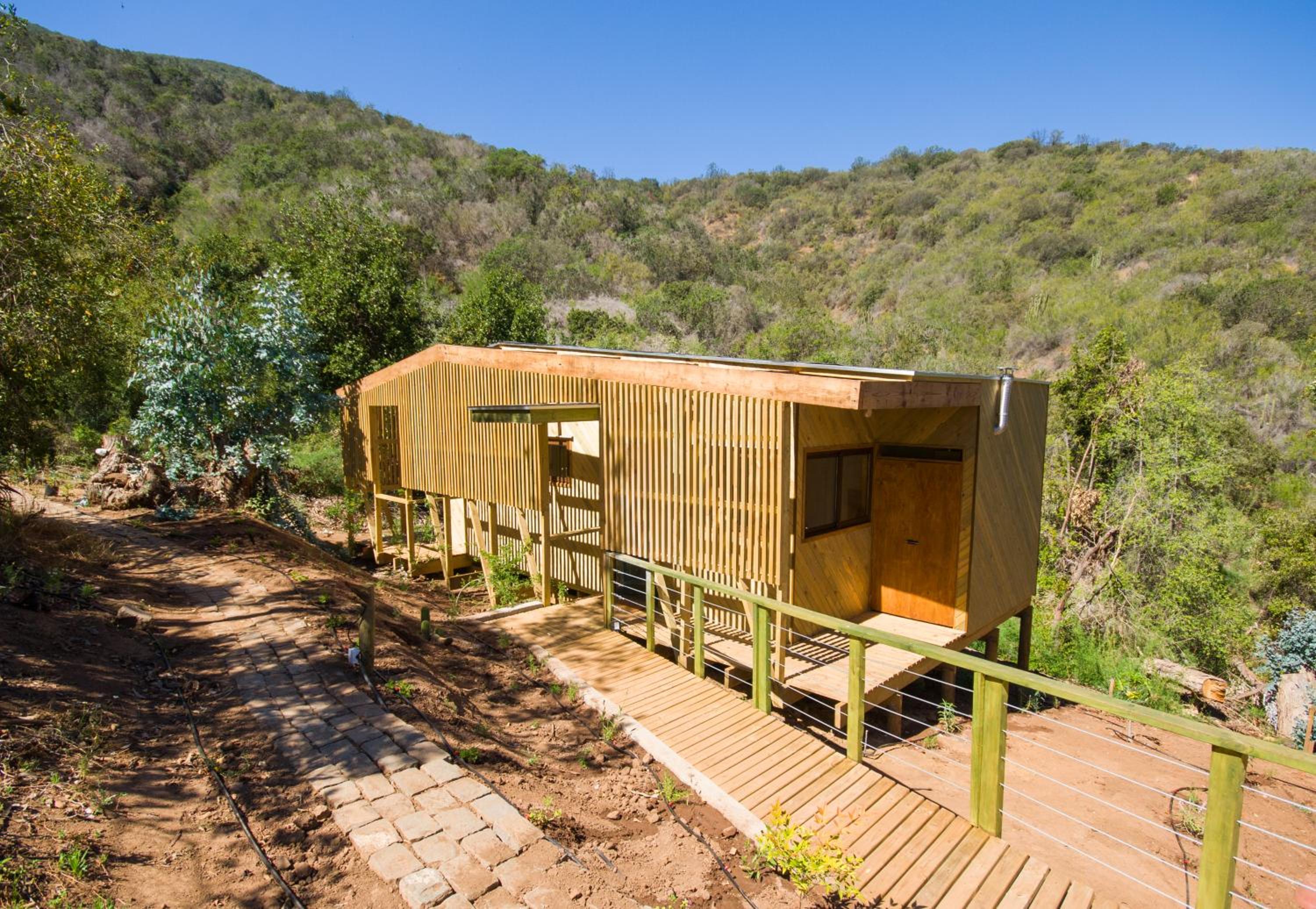 cabaña con tinaja en viña narbona wines