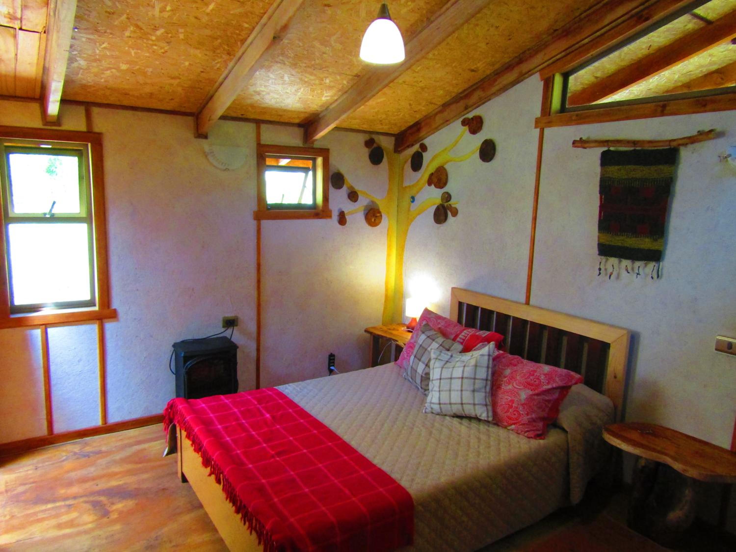 Refugio Montaña Kultrun Mawida, Mini-Cabaña con baño y cocina privada WIFI