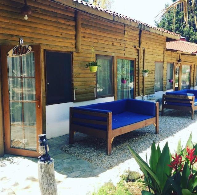 outdoor BBQ area