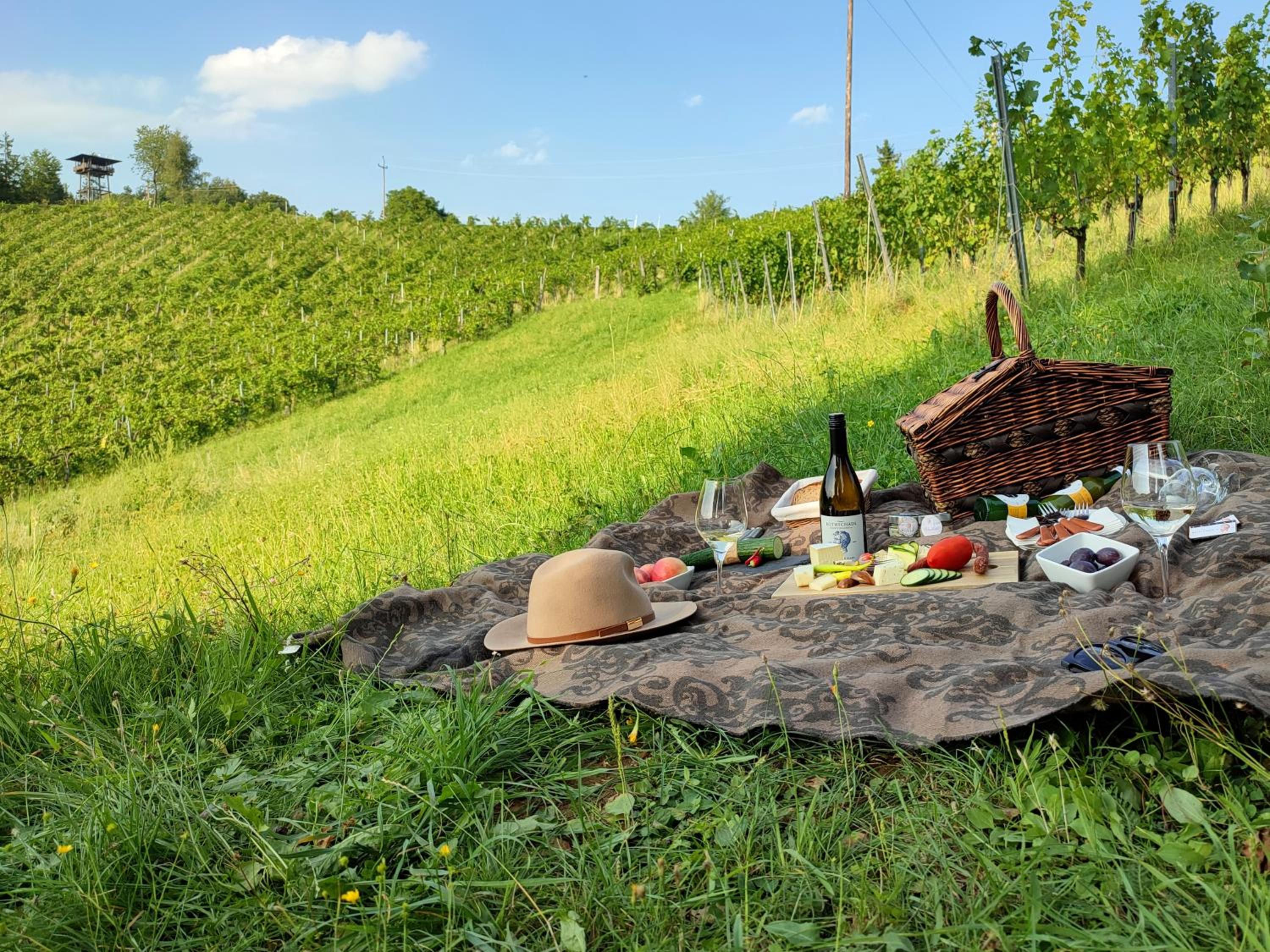 outdoor BBQ area