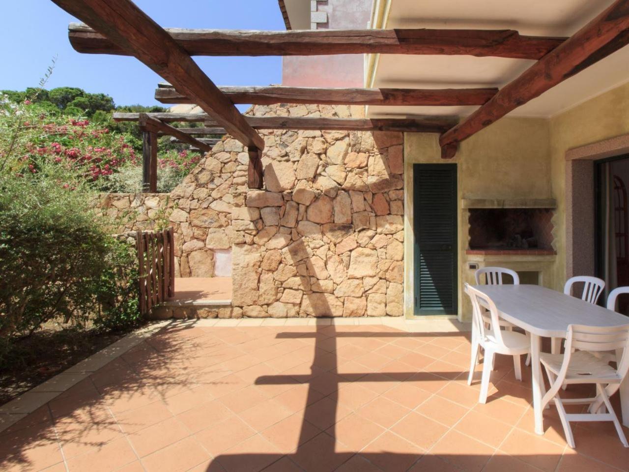 outdoor BBQ area