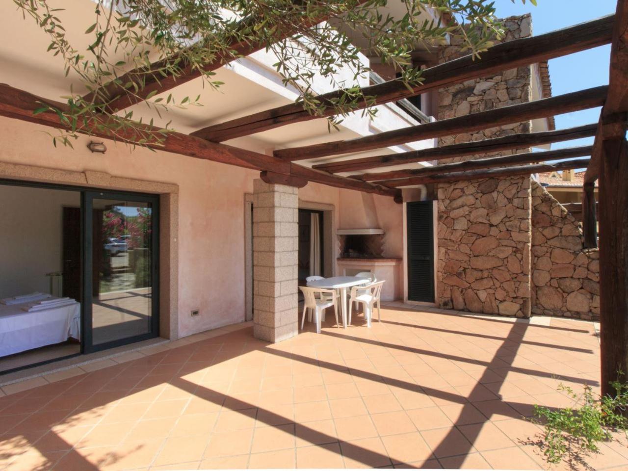 outdoor BBQ area