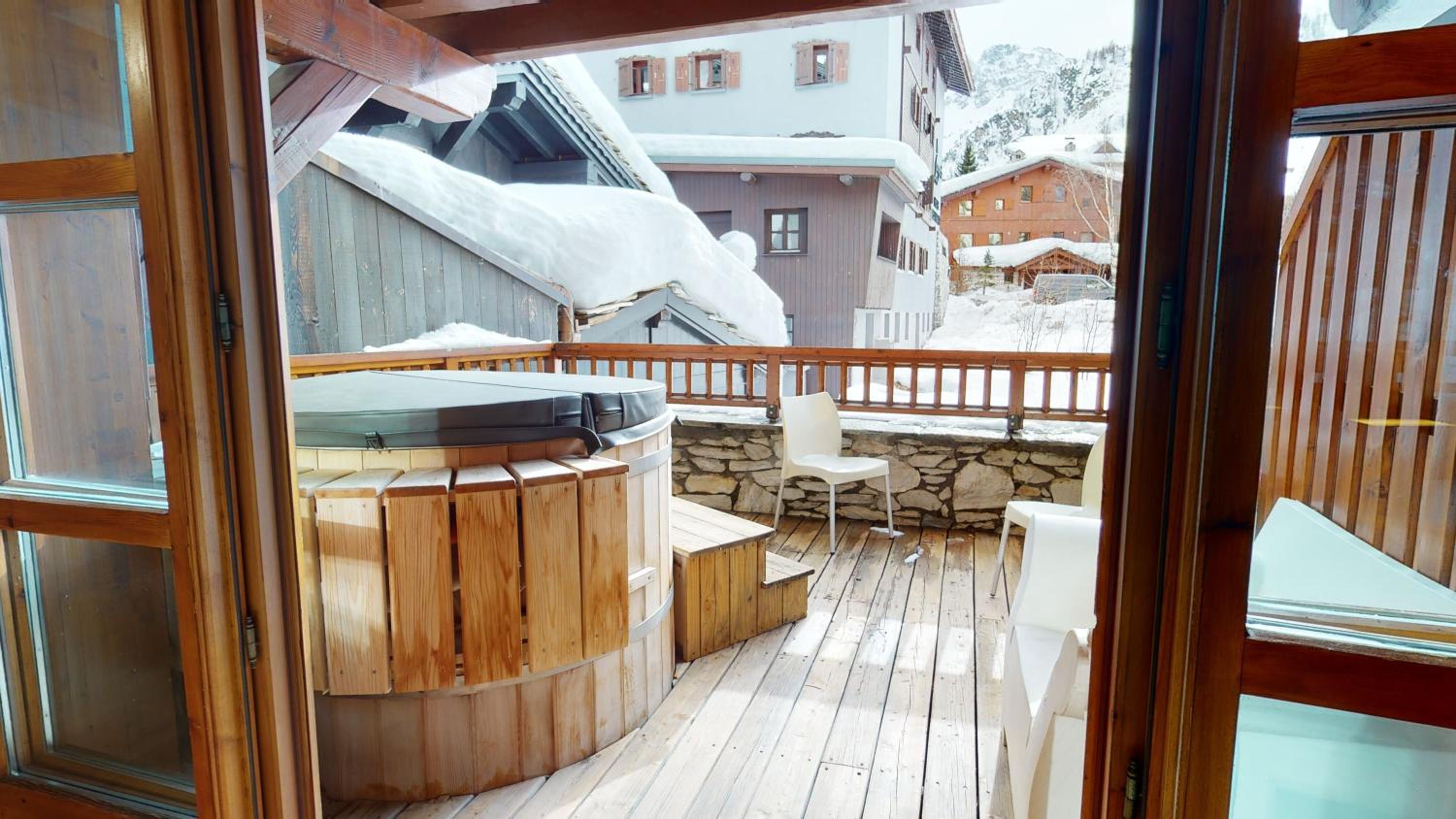 outdoor BBQ area