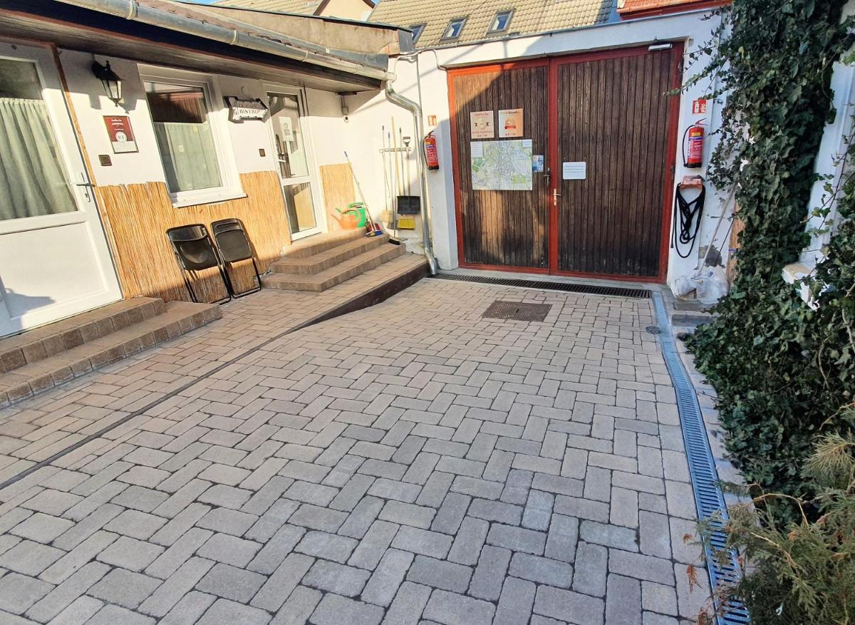 outdoor BBQ area