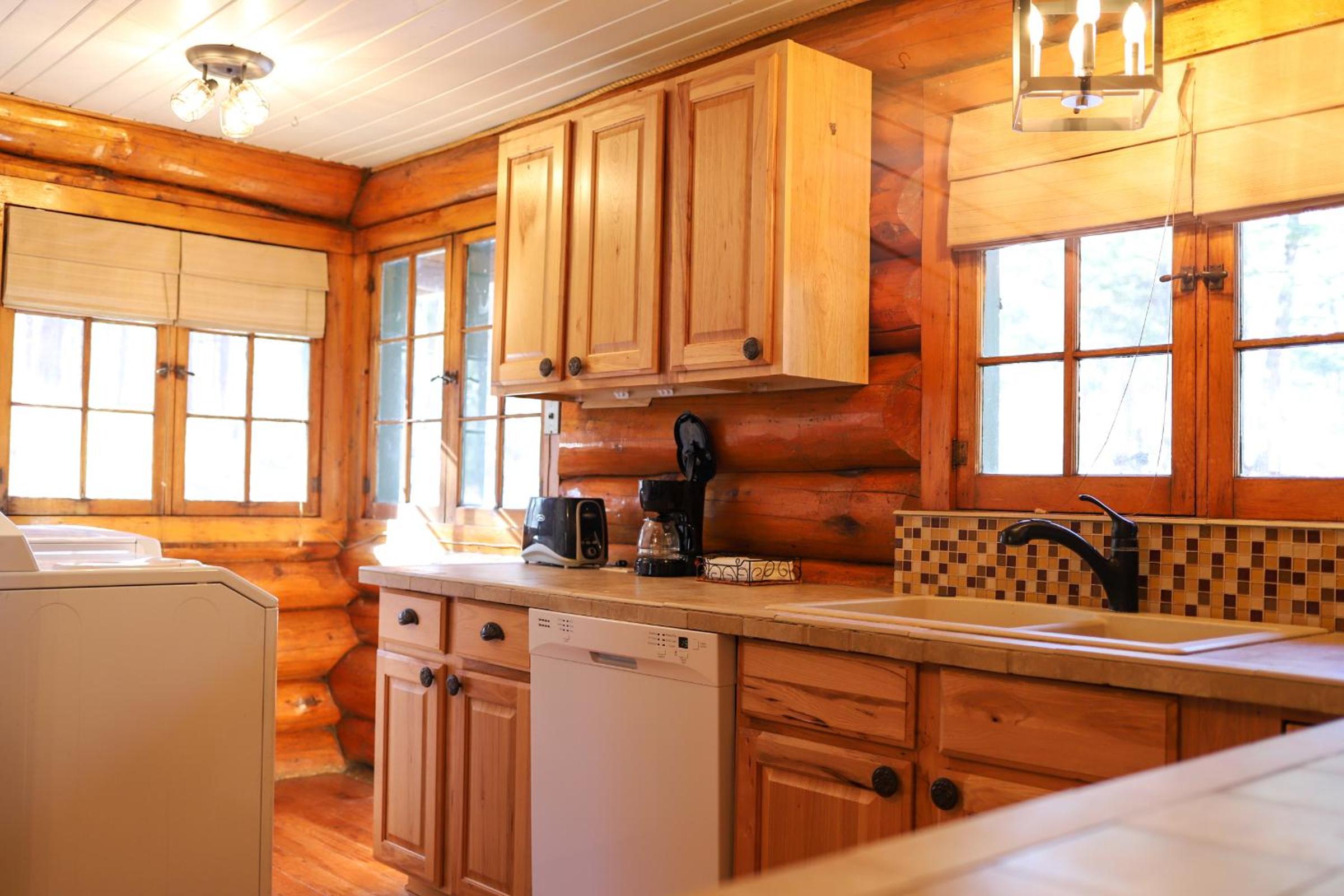 Historic Log Cabin #14 at Horse Creek Resort view 3