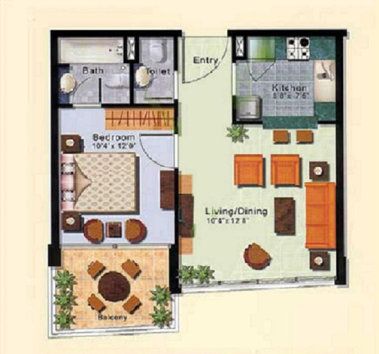 Newly furnished One Bedroom Apartment next to Metro & Beach in Marina Residence