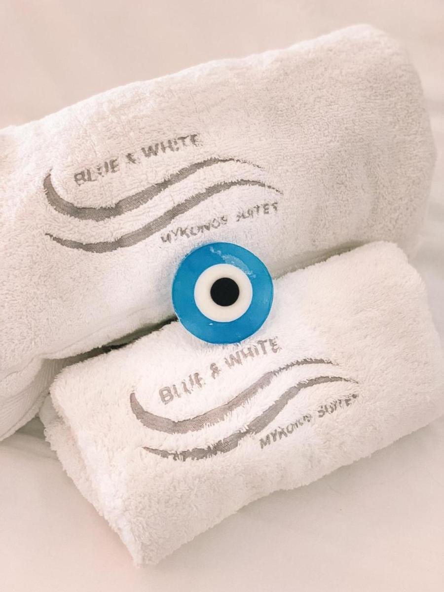 Blue, White and Grey Suites