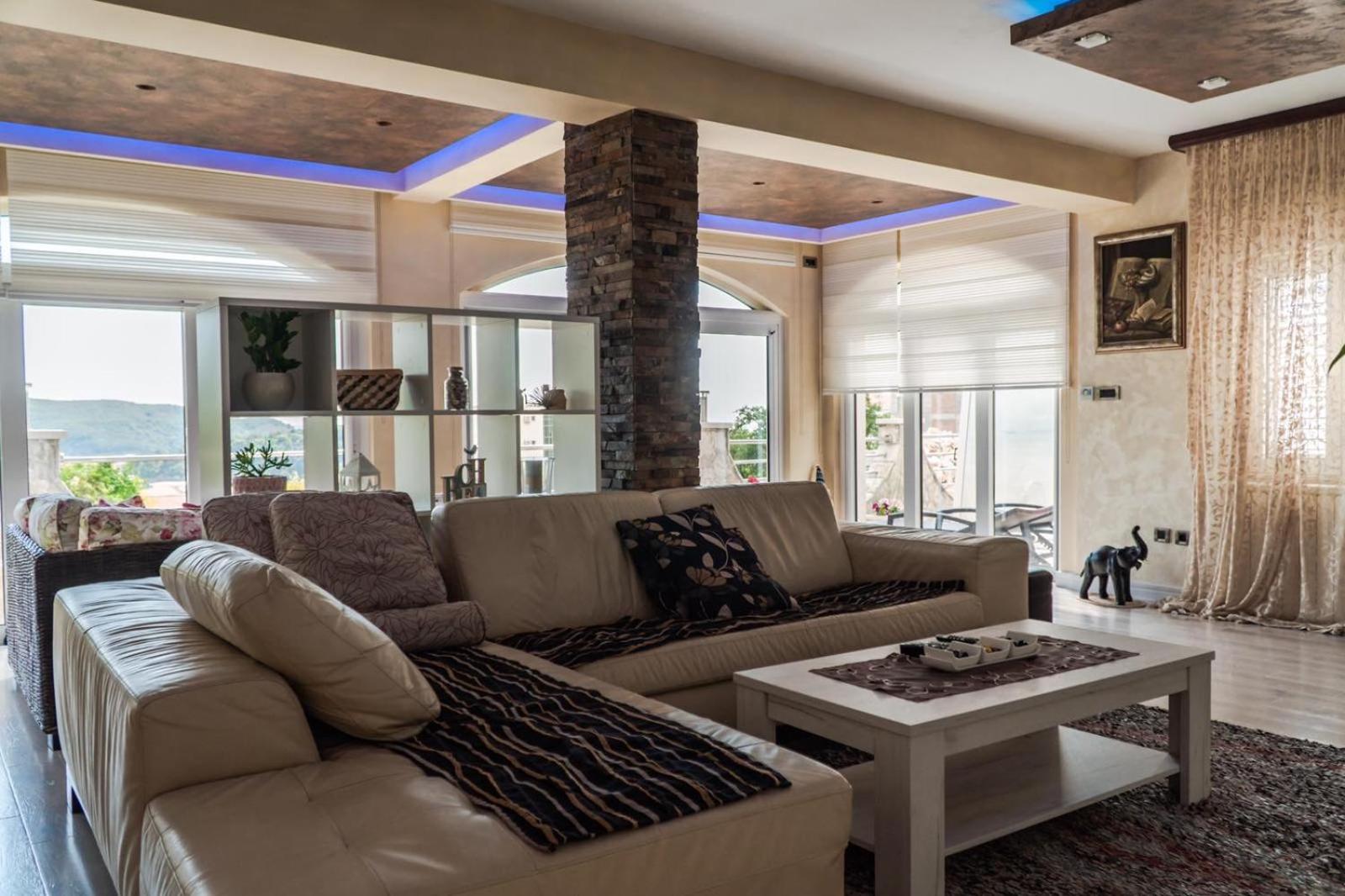 Villa Dragana with heading swimming pool and parking view 2