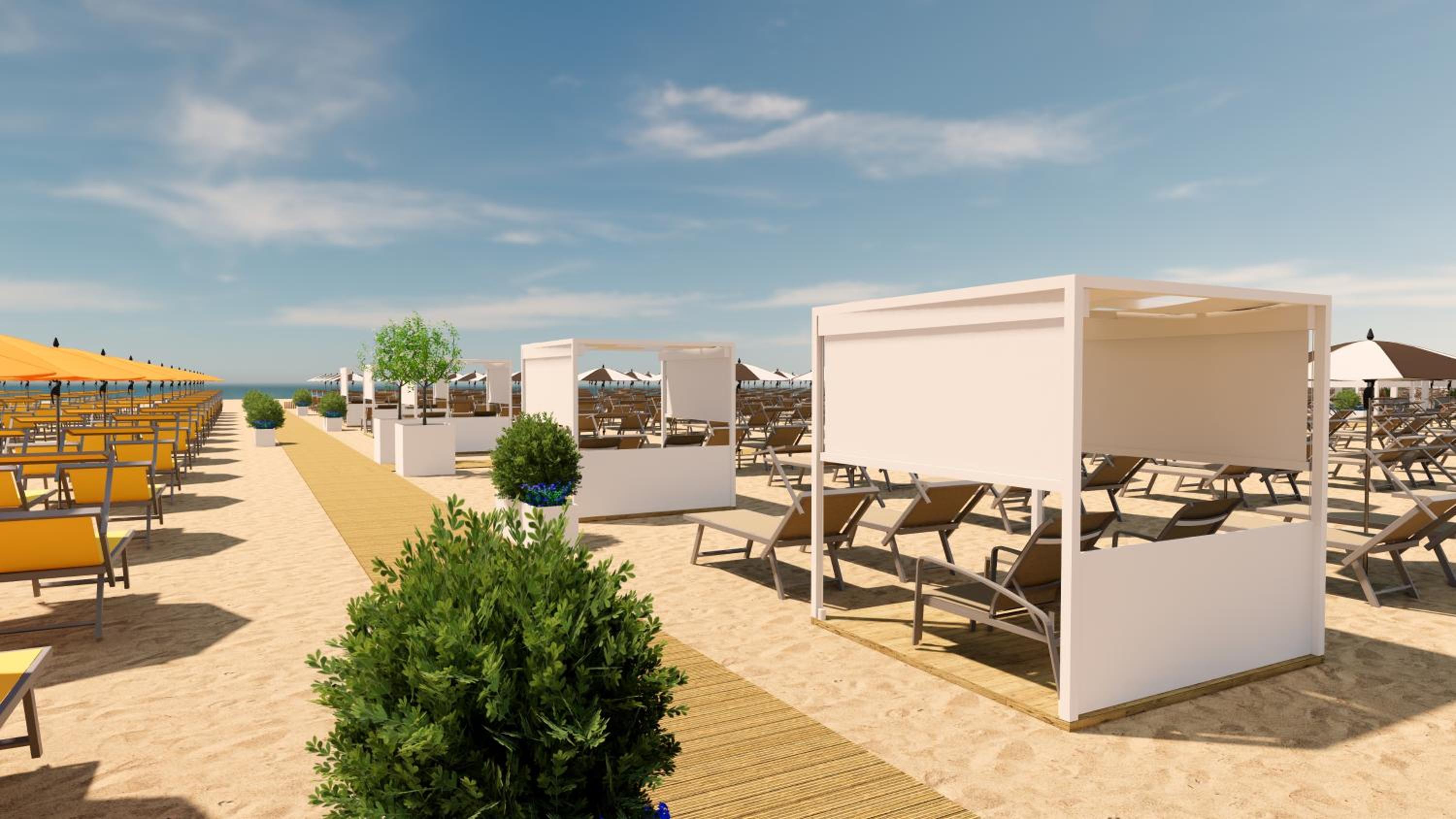 outdoor BBQ area