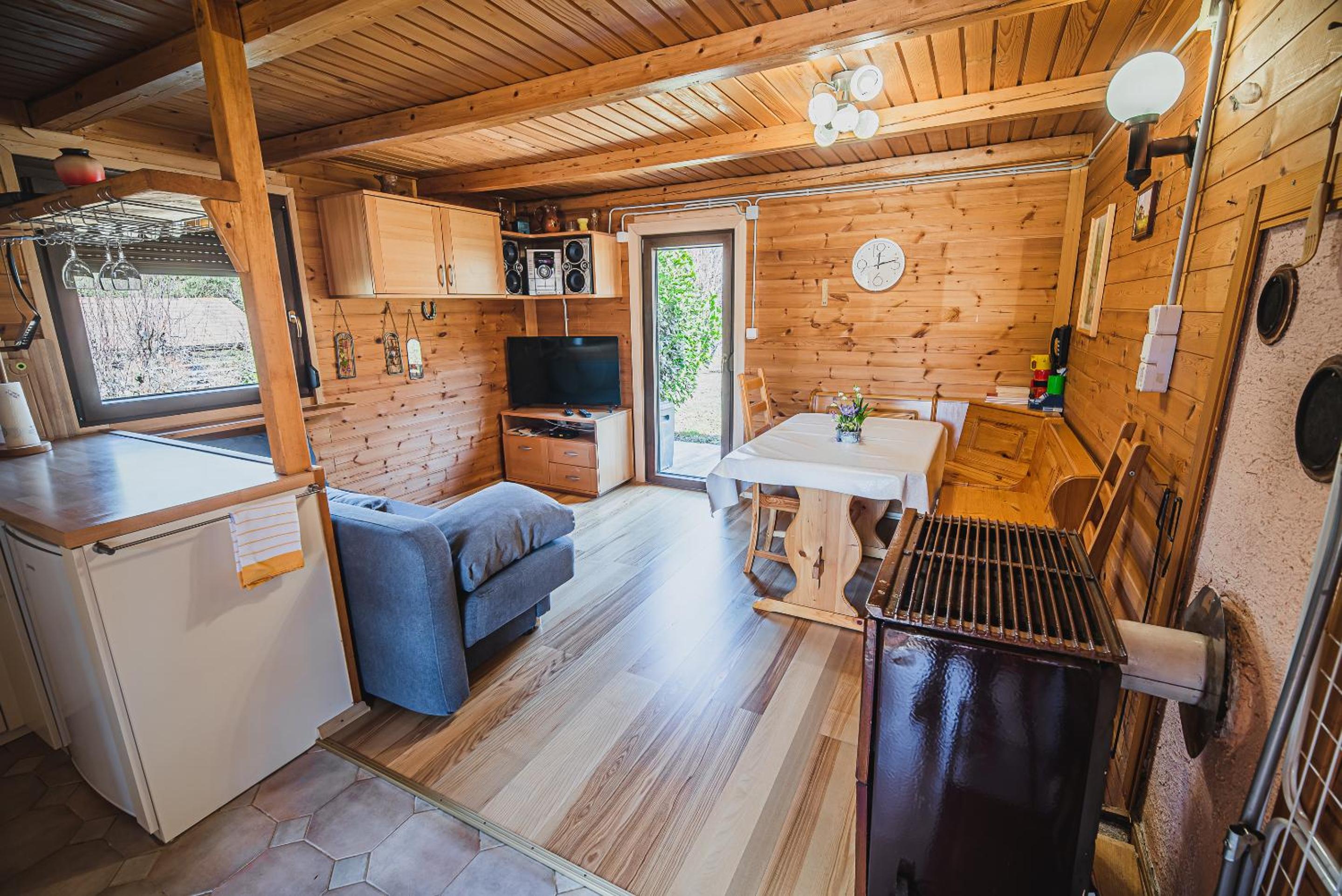 Wooden Cabin Zurej with Hot Tub view 4