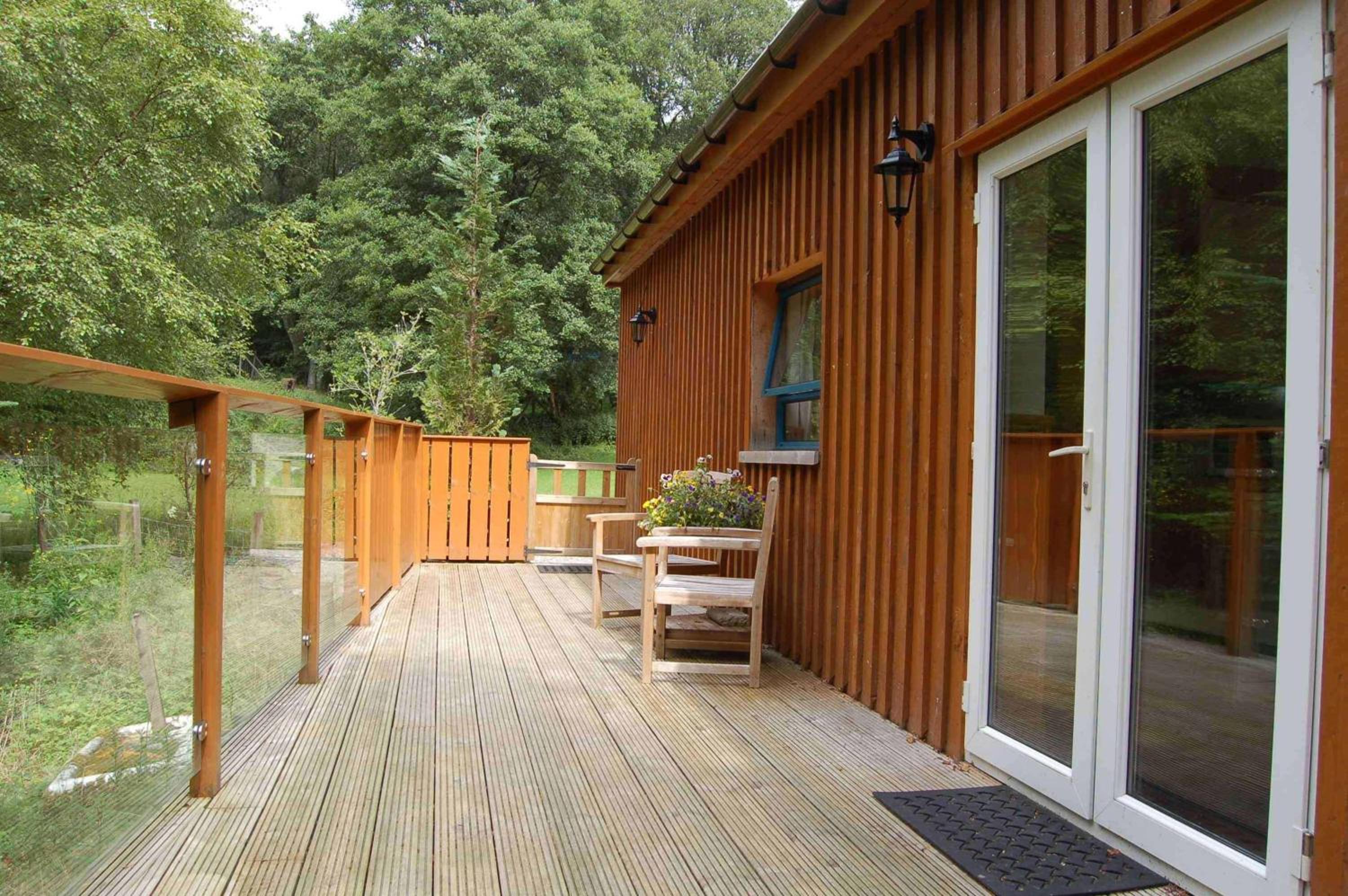 Waterfall Lodge - private waterfall and sauna view 3