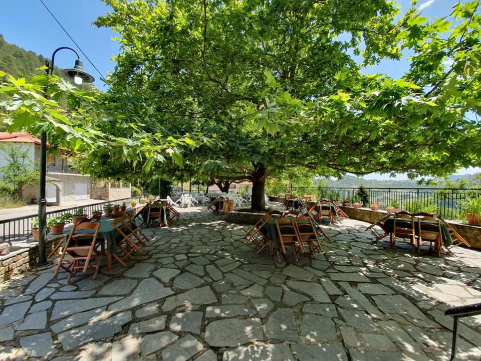 outdoor BBQ area
