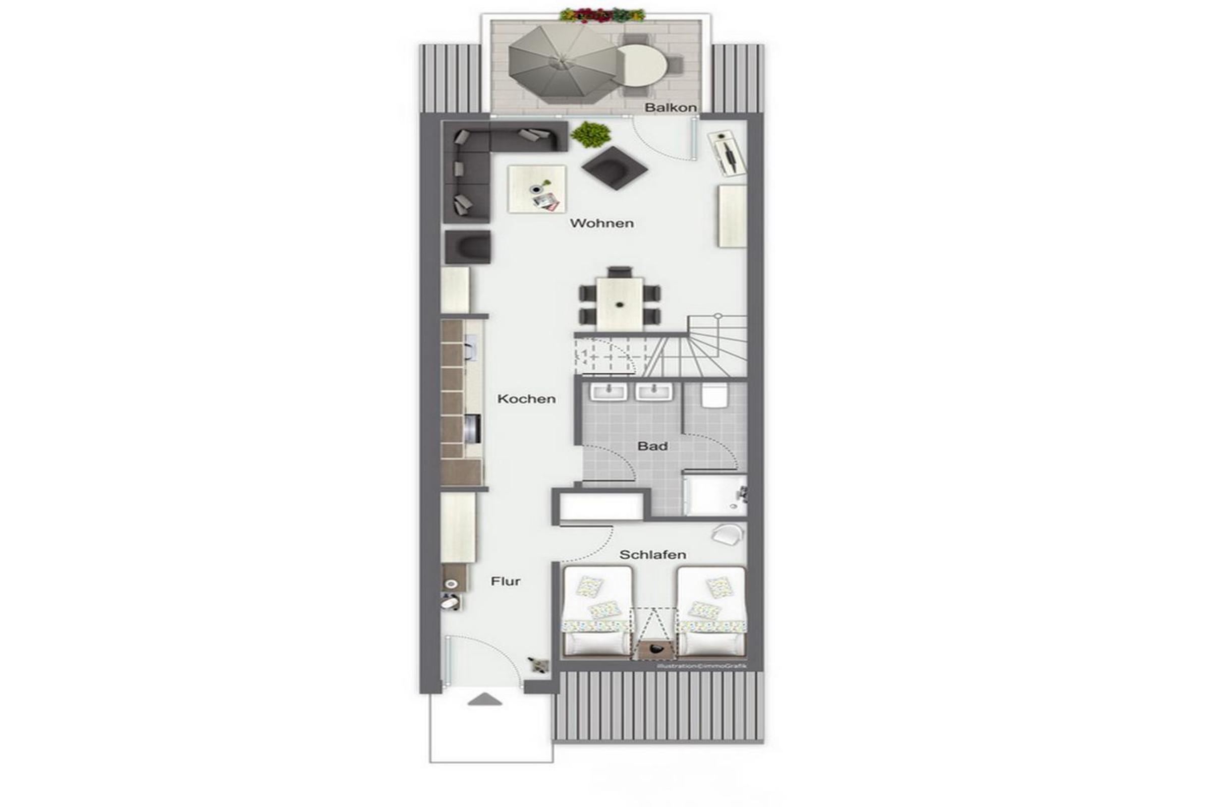 Feriendorf Papillon Wohnung 03-6