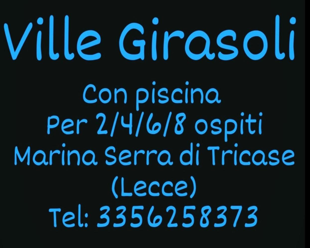 VILLA GIRASOLI SWIMMING POOL for 6 guests NATURE IN THE BAY