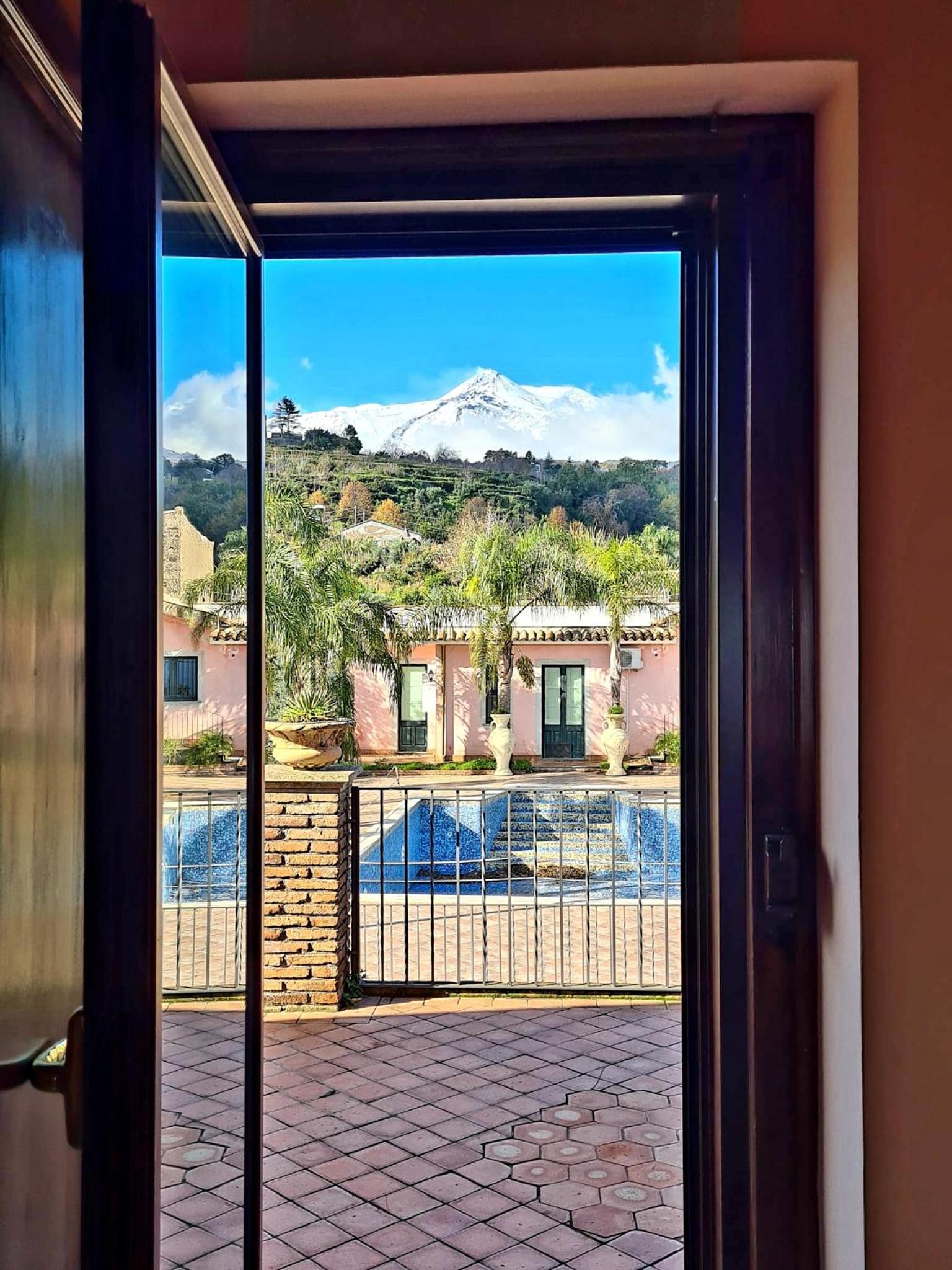 Etna panoramic villa with swimming pool view 5