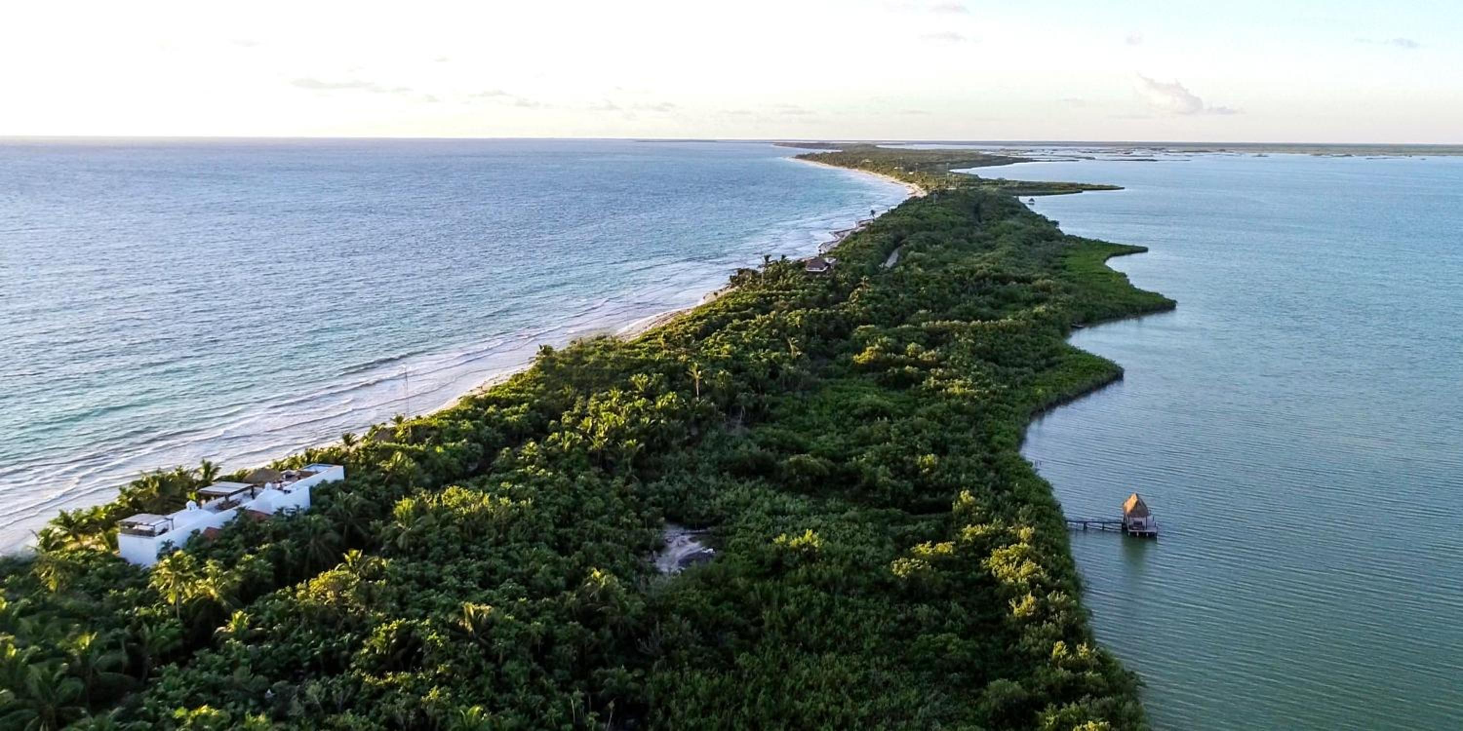 Villa Destiny Tulum beach front luxury villa view 2