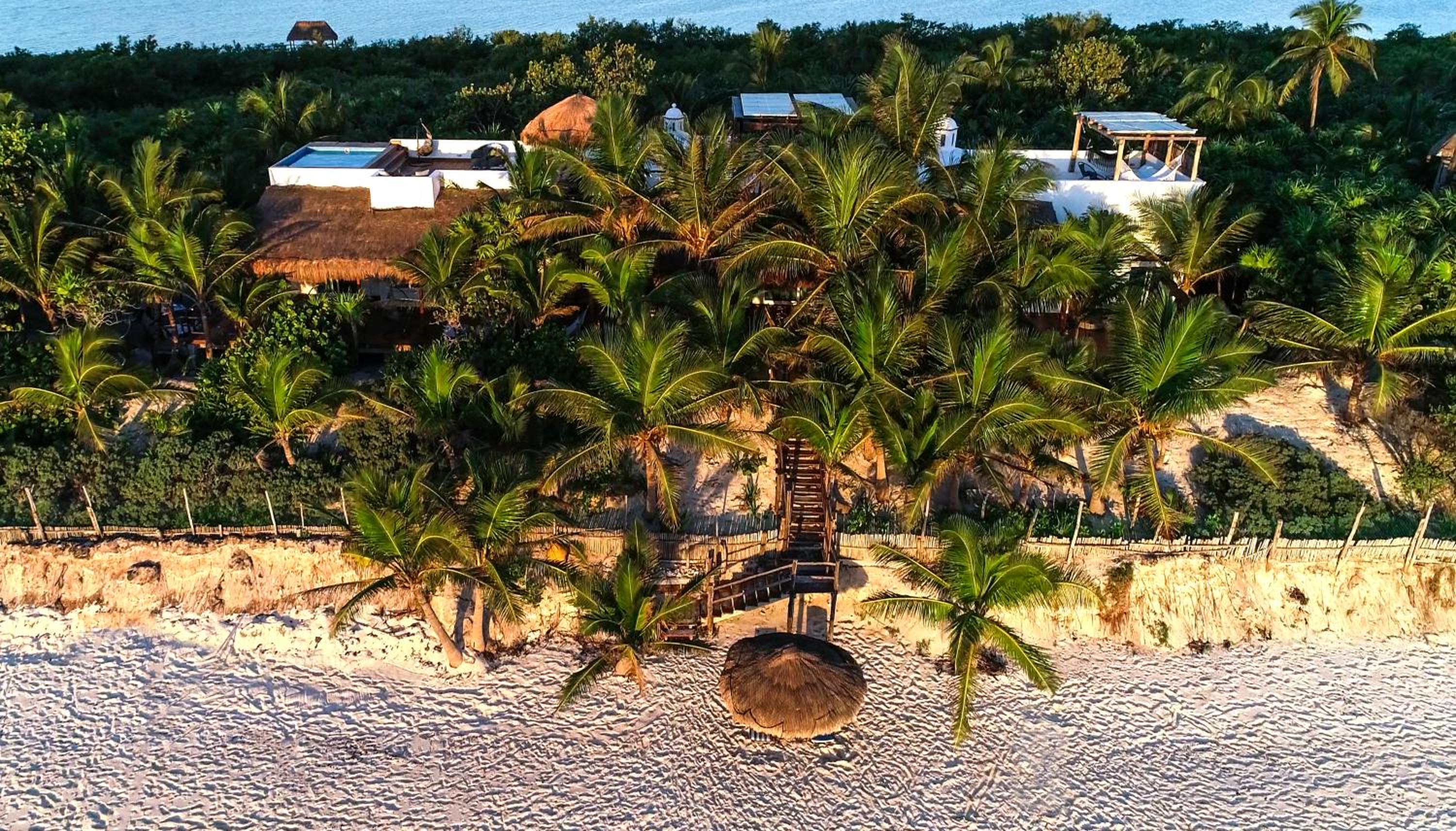 Villa Destiny Tulum beach front luxury villa view 4