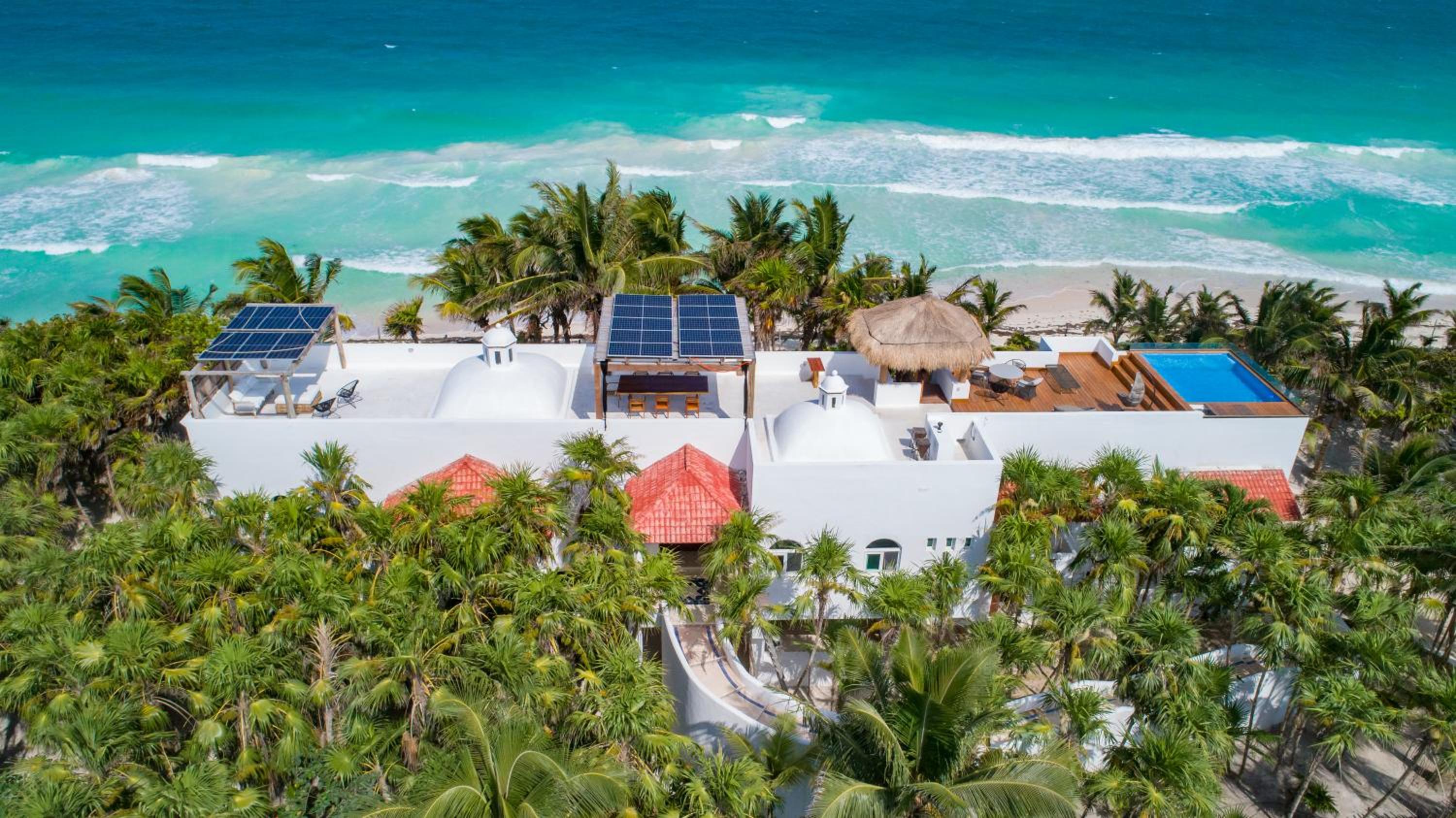 Villa Destiny Tulum beach front luxury villa view 3