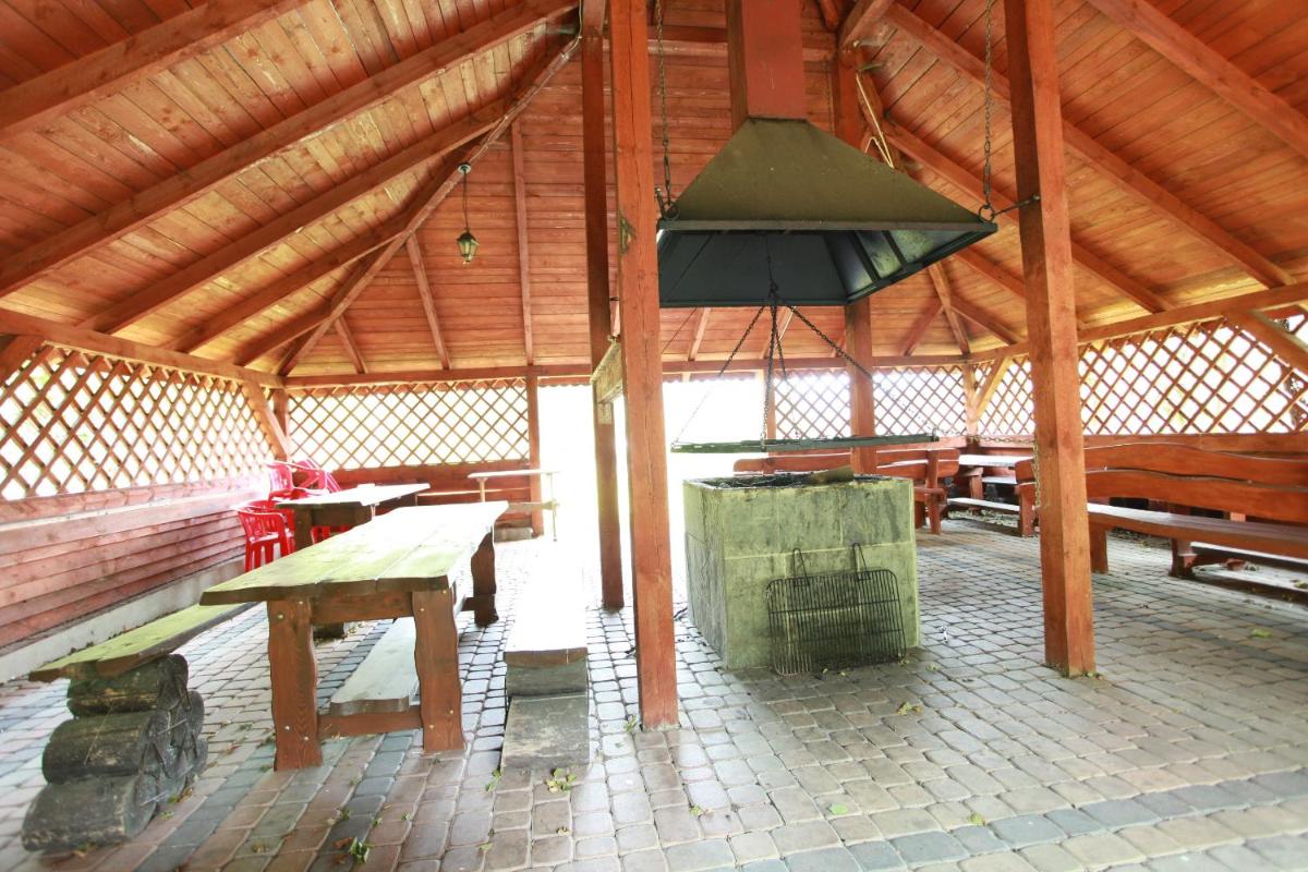 outdoor BBQ area