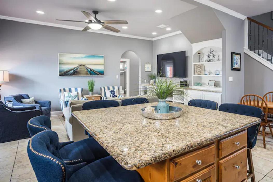 7 Bedroom Home STEPS TO THE BEACH With 4 Patios and Pool! Sleeps 20
