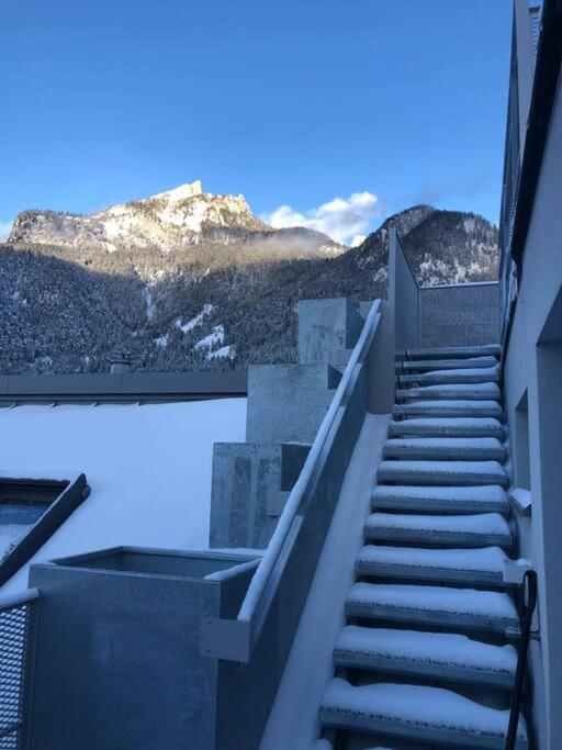 Modern Alpine Penthouse with Lake View