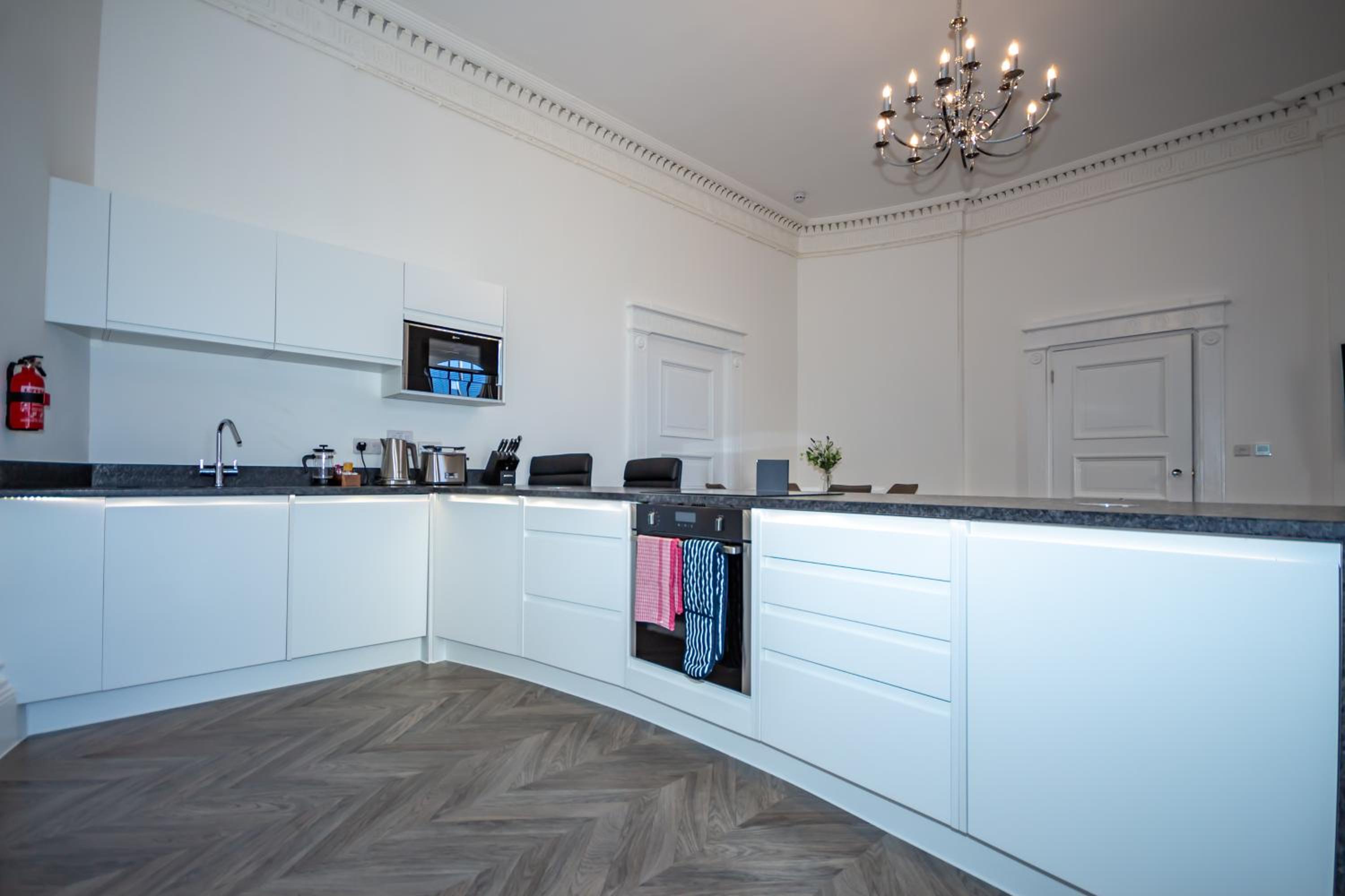 Luxury 1 bedroom ground floor apartment view 2