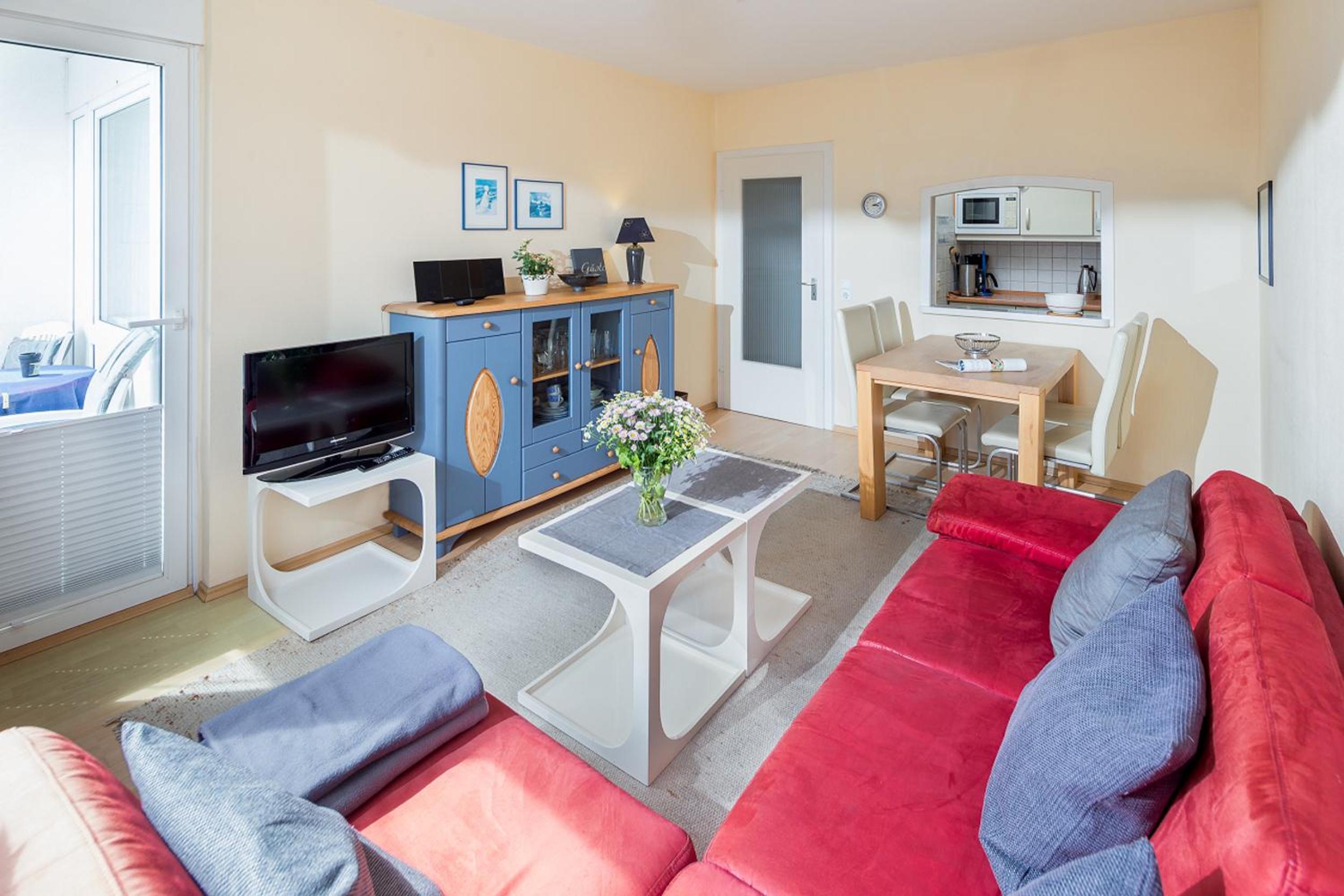 Haus Iderhoff Appartment 17 en Norderney — lounge