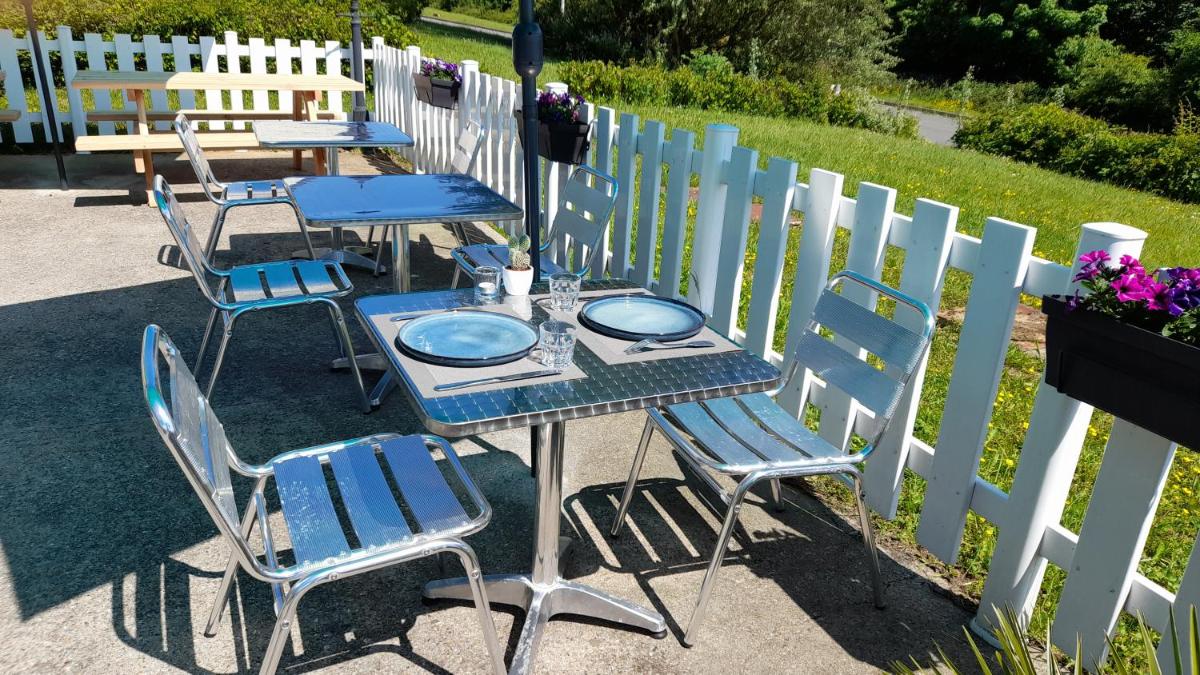 outdoor BBQ area