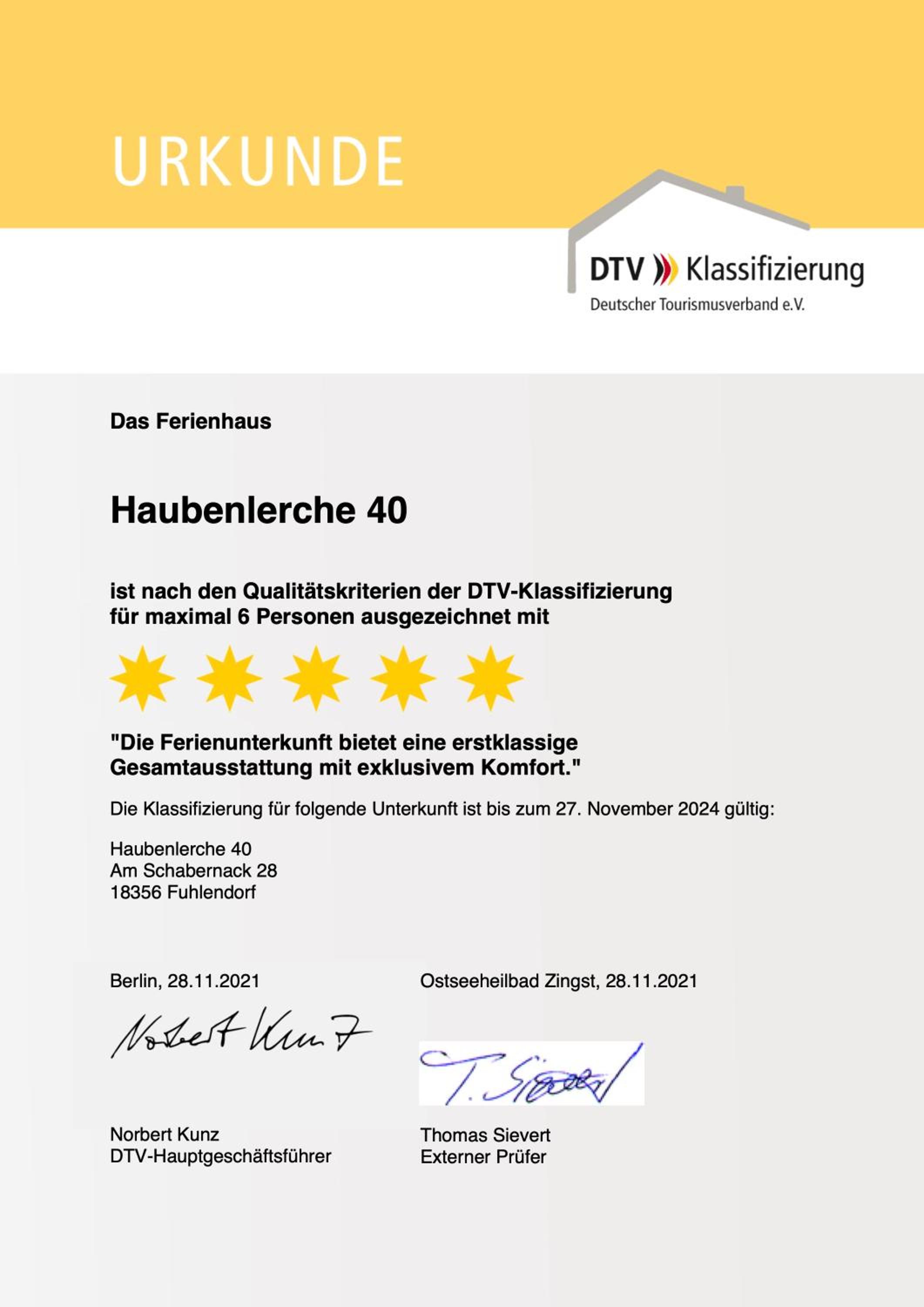 Ferienhaus Haubenlerche 40
