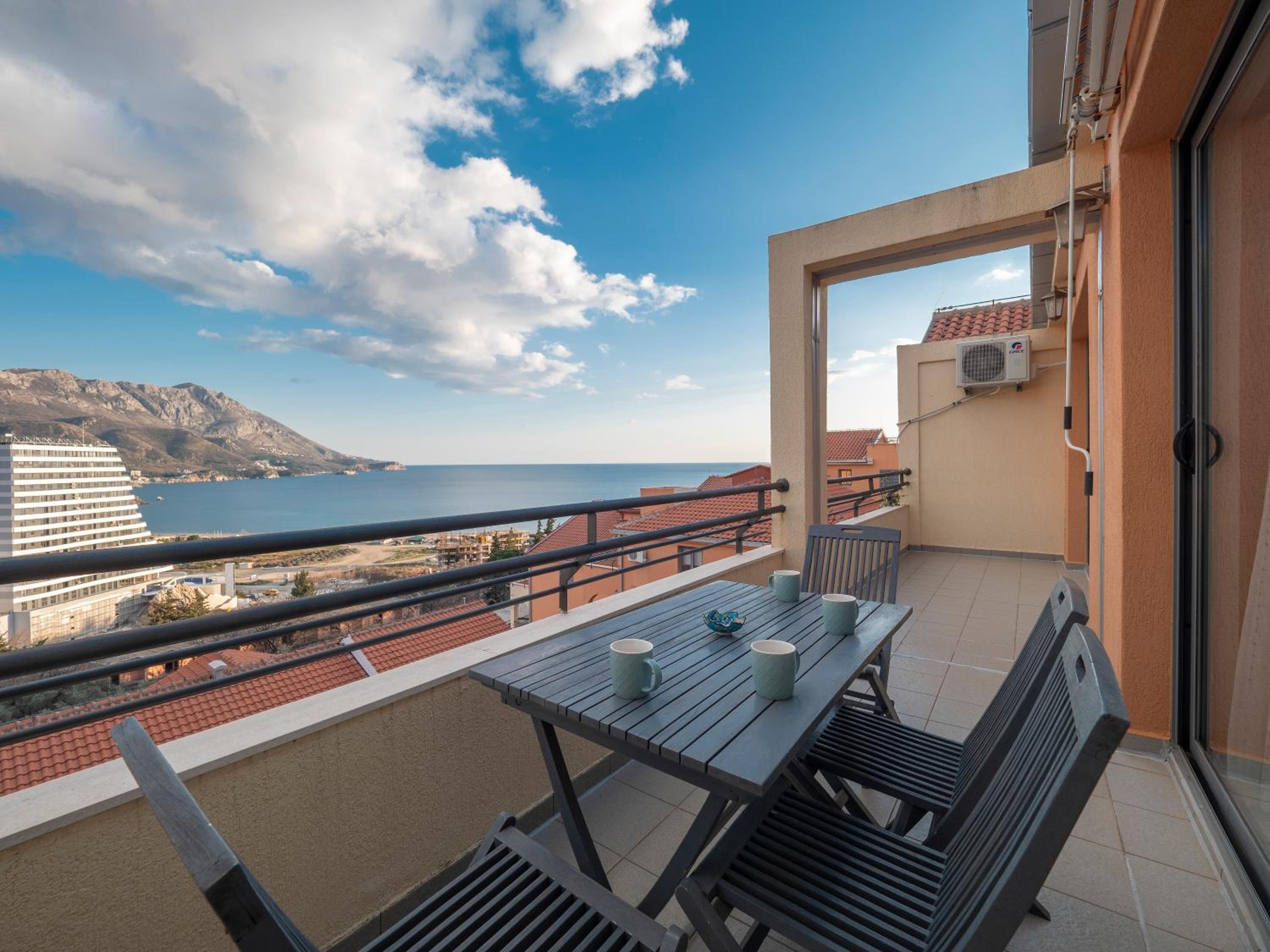 Sea view Two bedroom Family Apartment with pool - Sunset Ivanovići view 3
