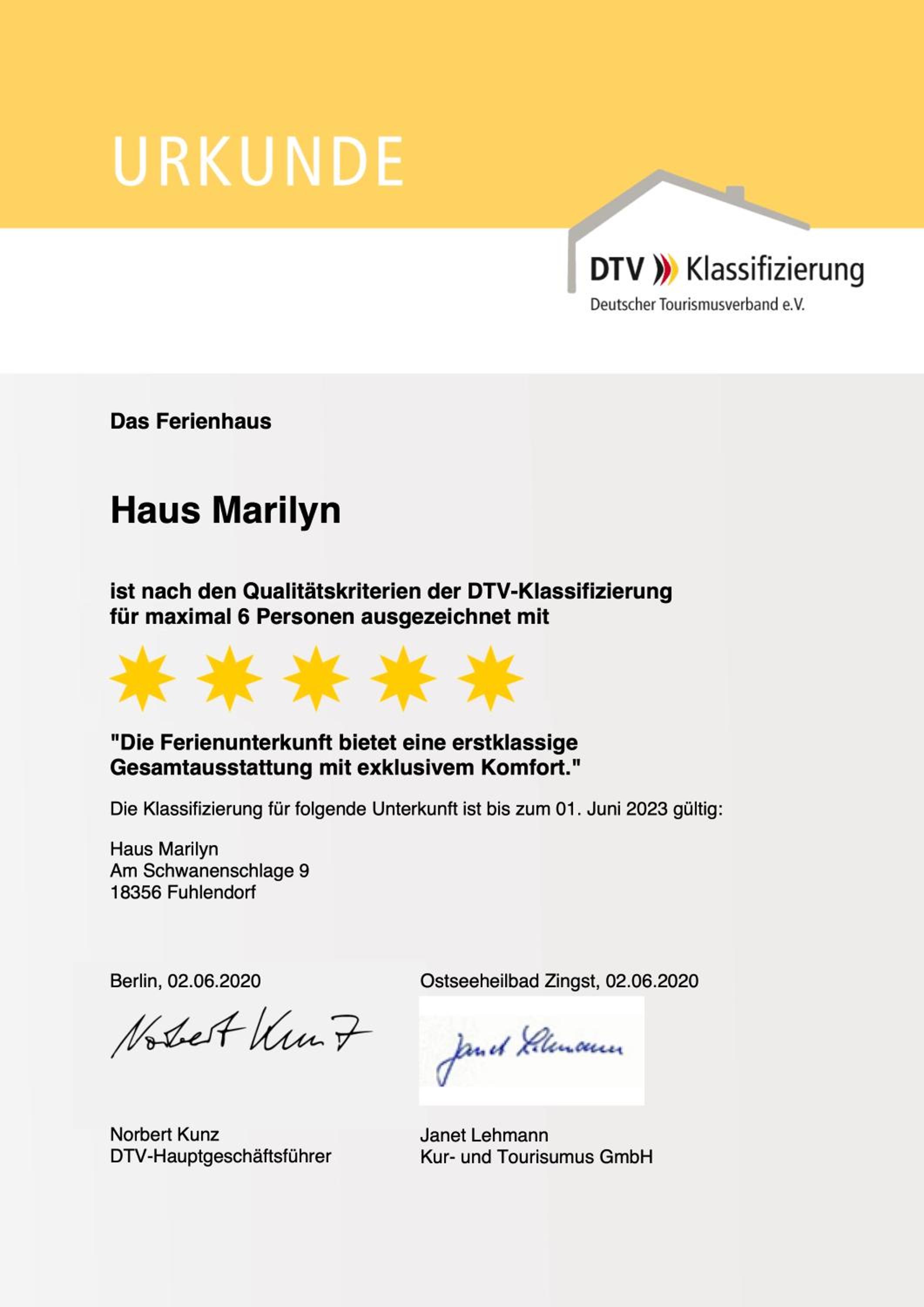 Ferienhaus Haubenlerche 63 - Haus Marilyn
