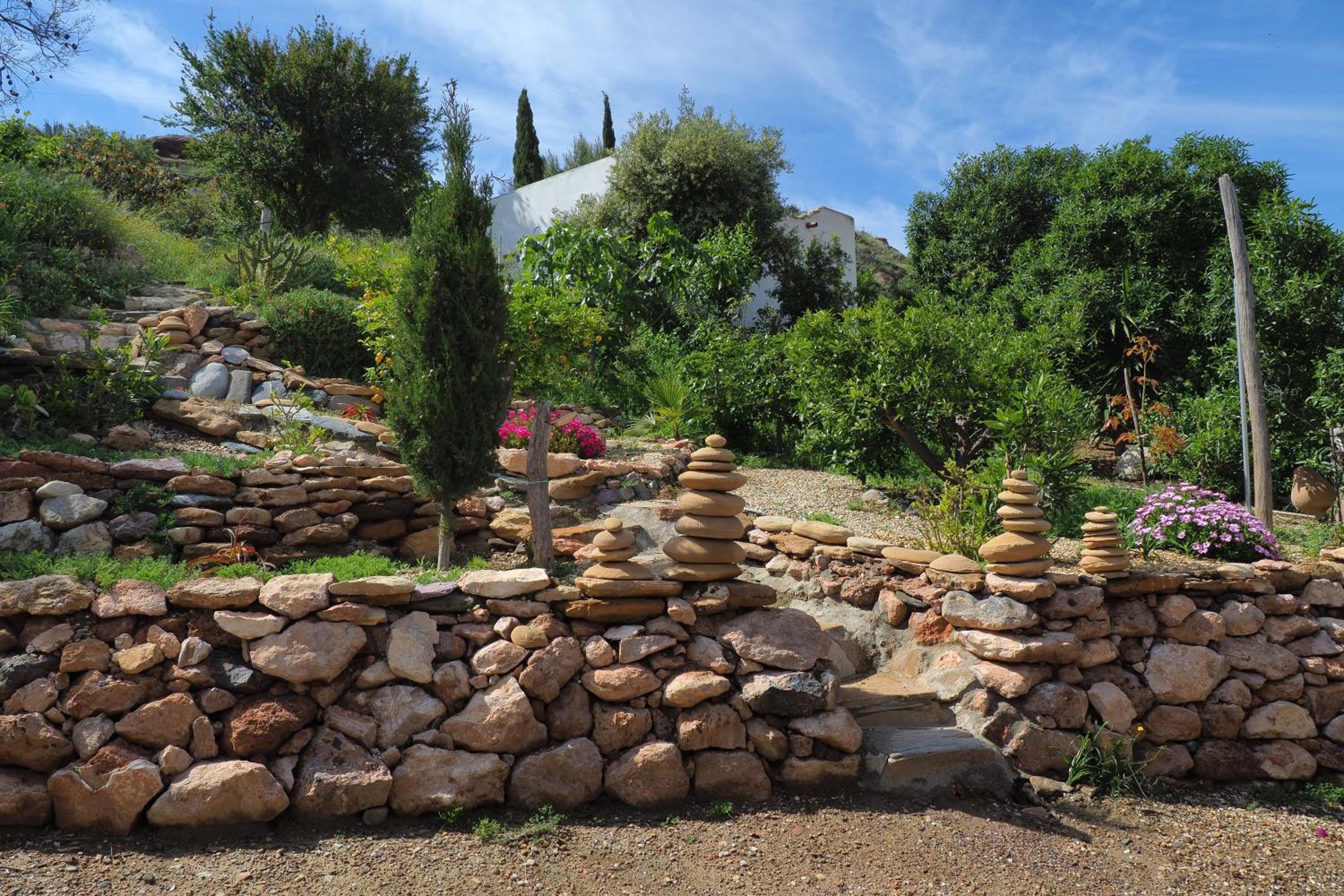 Tinyhouse im Patio einer romantischen Finca