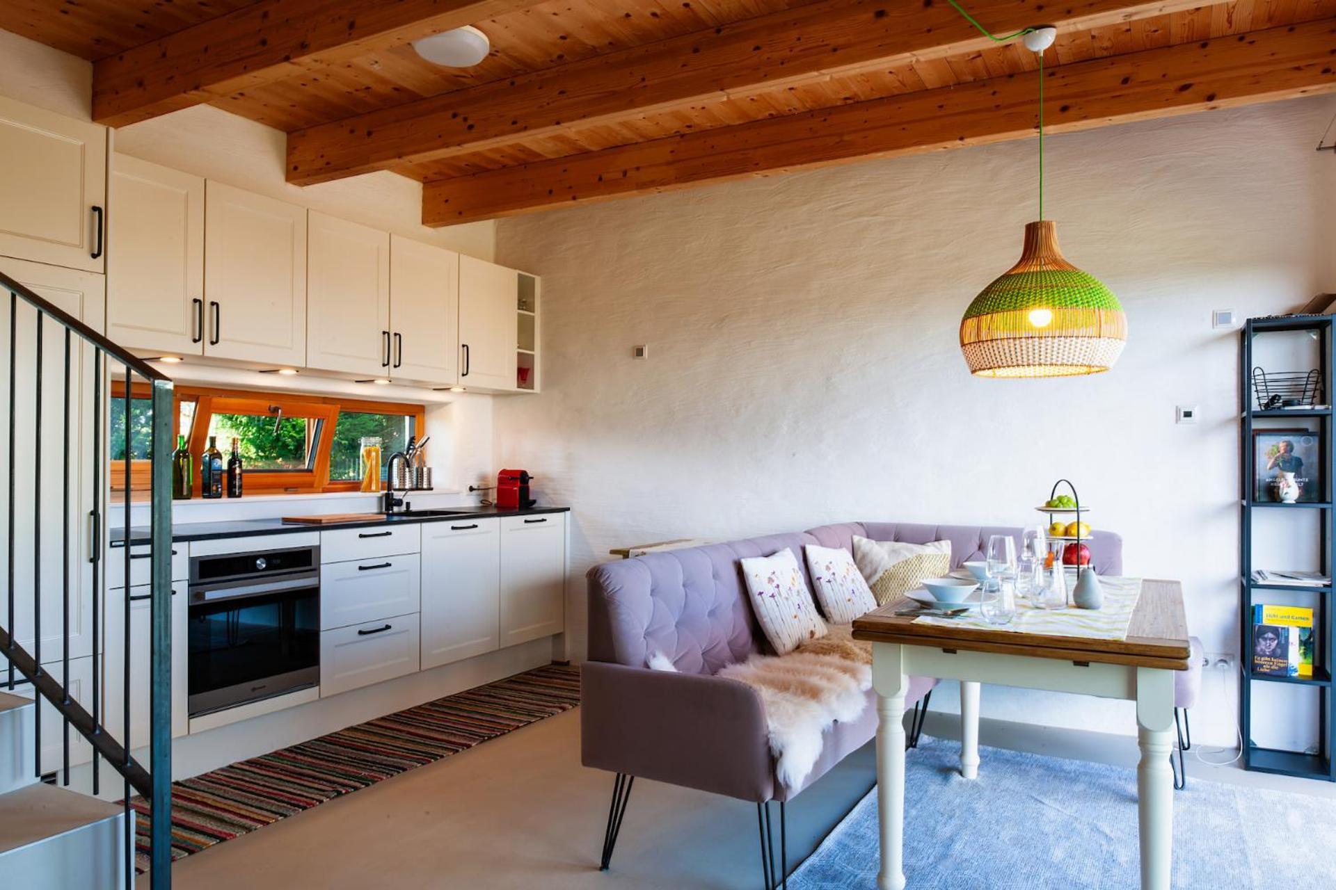 Ferienhaus mit privaten Schwimmteich und Sauna