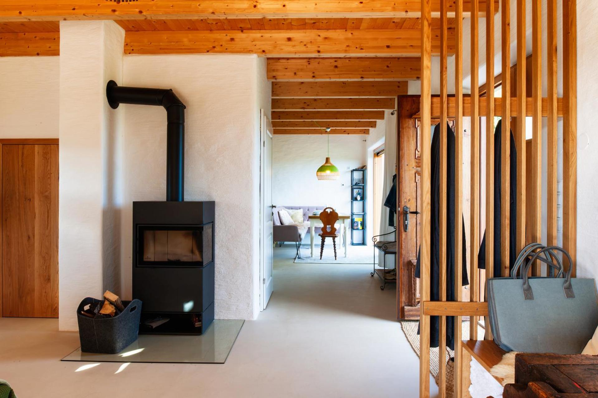 Ferienhaus mit privaten Schwimmteich und Sauna