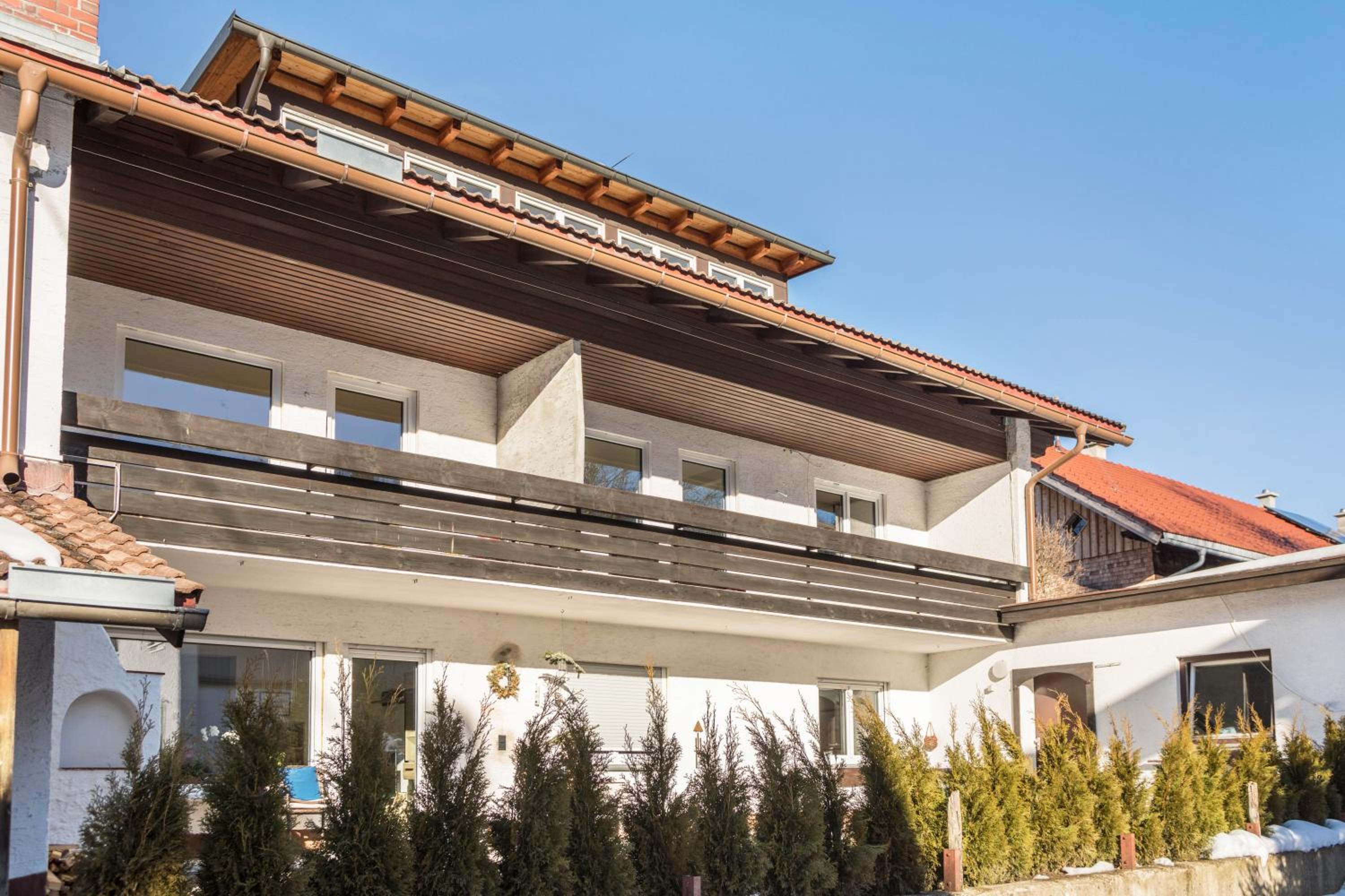 Allgäu Ferienhaus 5 Apartments mit Sauna,Balkon, Garten und Privatparkplatz