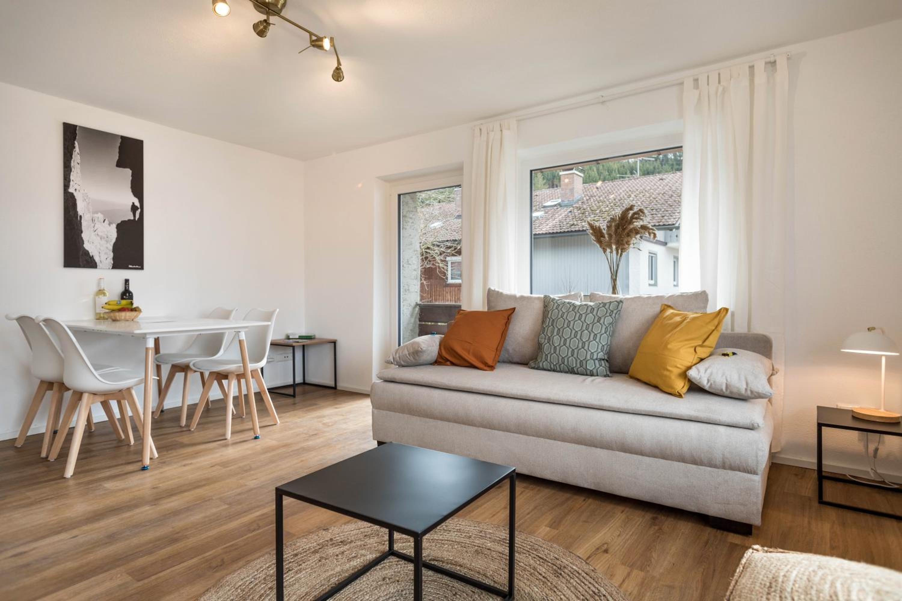 Allgäu Ferienhaus 5 Apartments mit Sauna,Balkon, Garten und Privatparkplatz