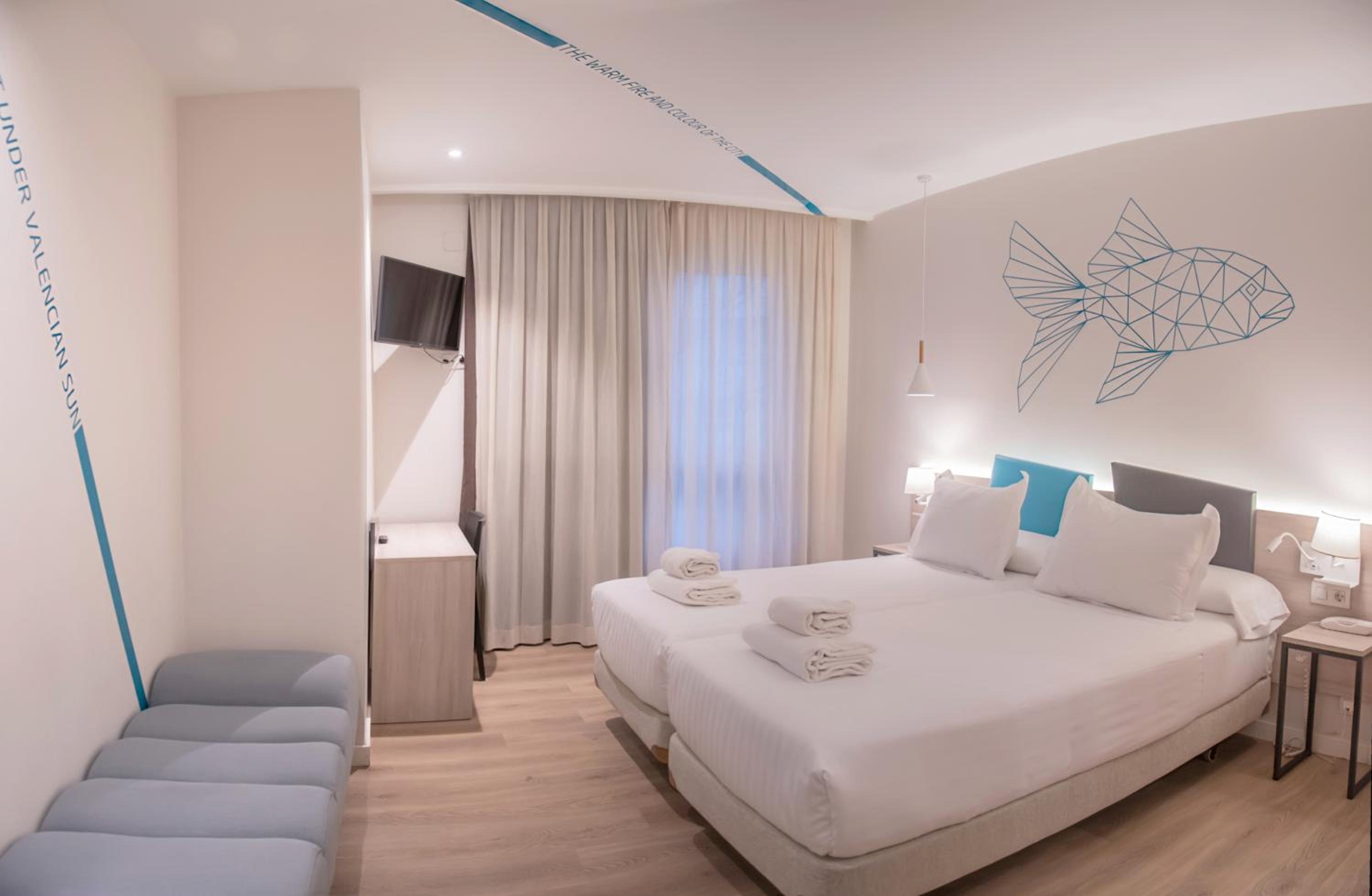 Hotel Mediterraneo Valencia en Valencia — hotel room