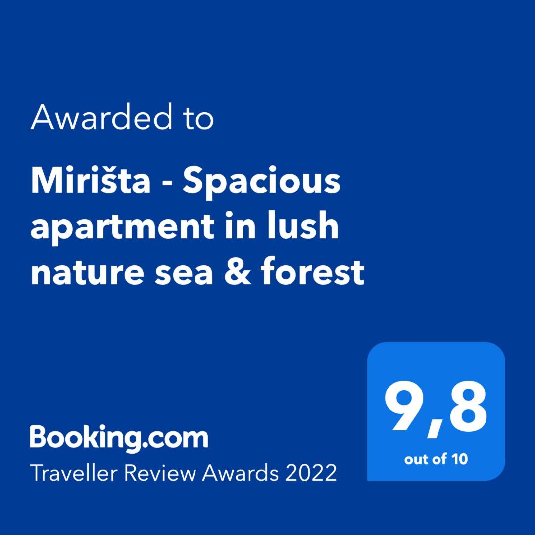 Mirišta - Spacious apartment in lush nature sea & forest view 2