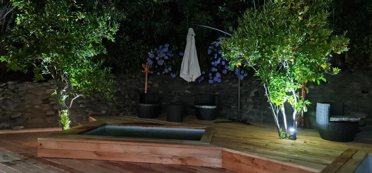 outdoor BBQ area