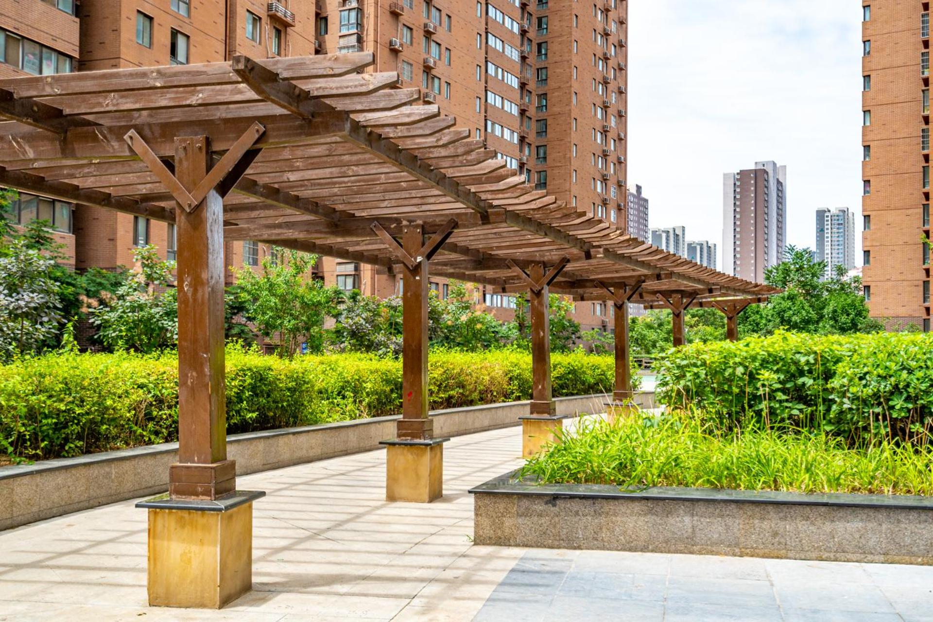 Next to the subway of Erqi Wanda Plaza