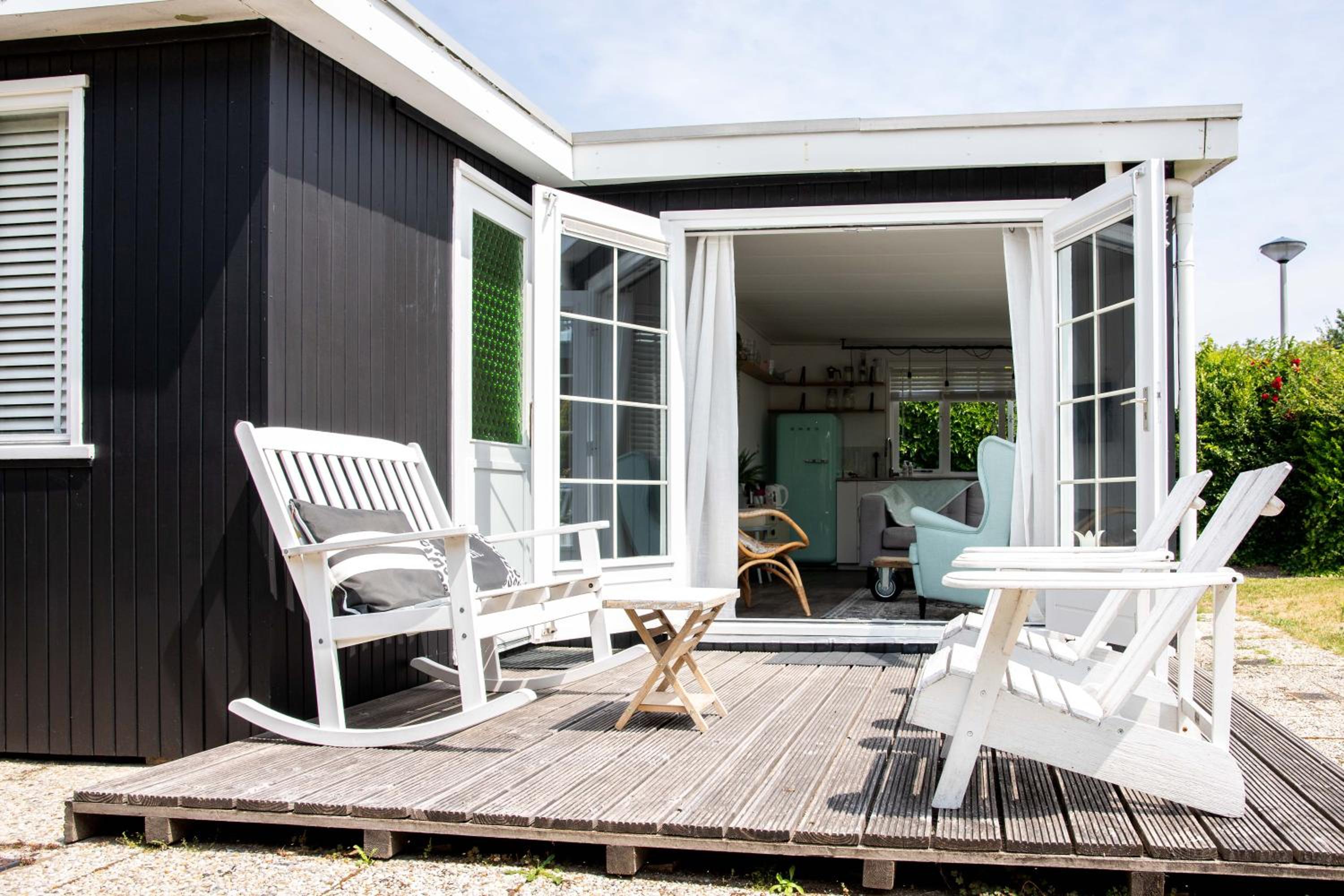 Strand-chalet Luna - 700 mtr van het strand van Ouddorp
