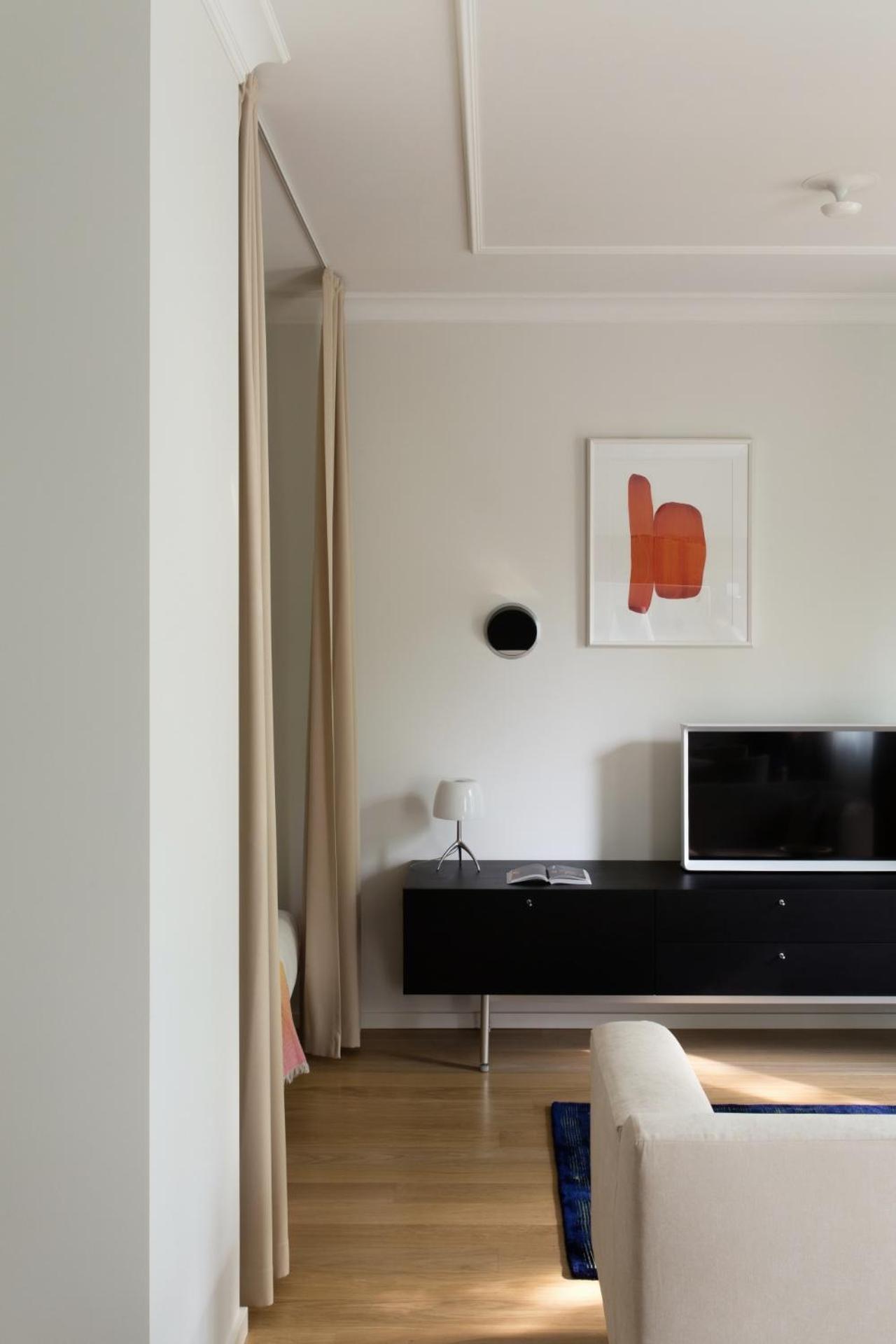 Design Studio Apartment with Balcony by Domvia view 2