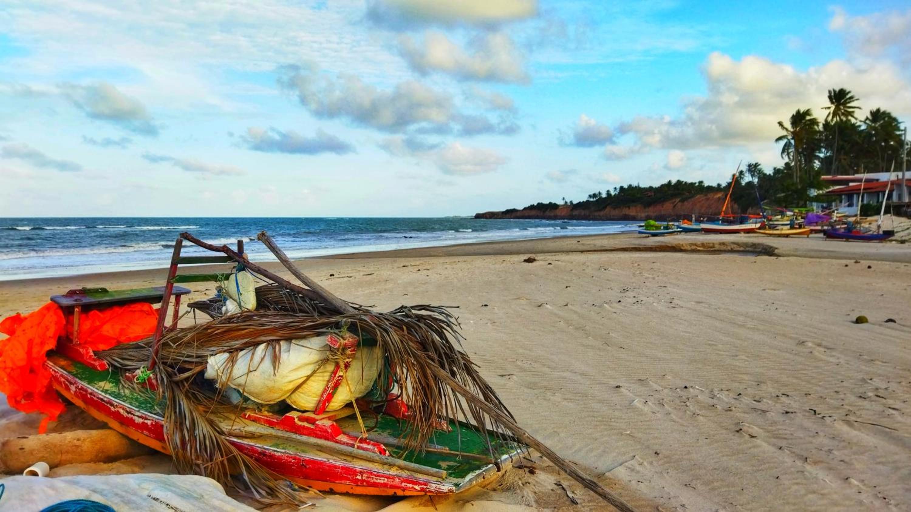 Cabanas Caraúbas - frente para o mar, ar & Tv