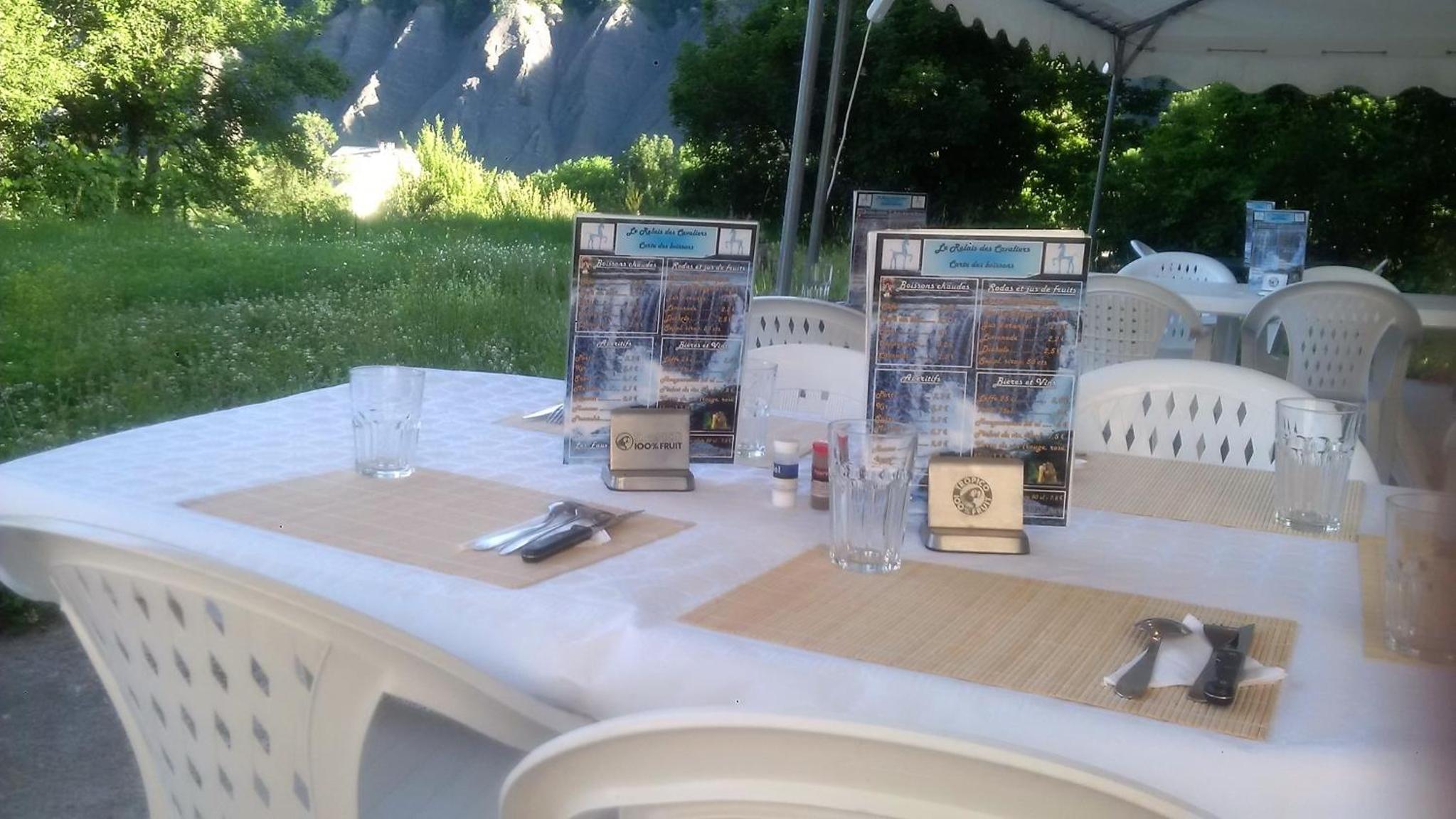 outdoor BBQ area