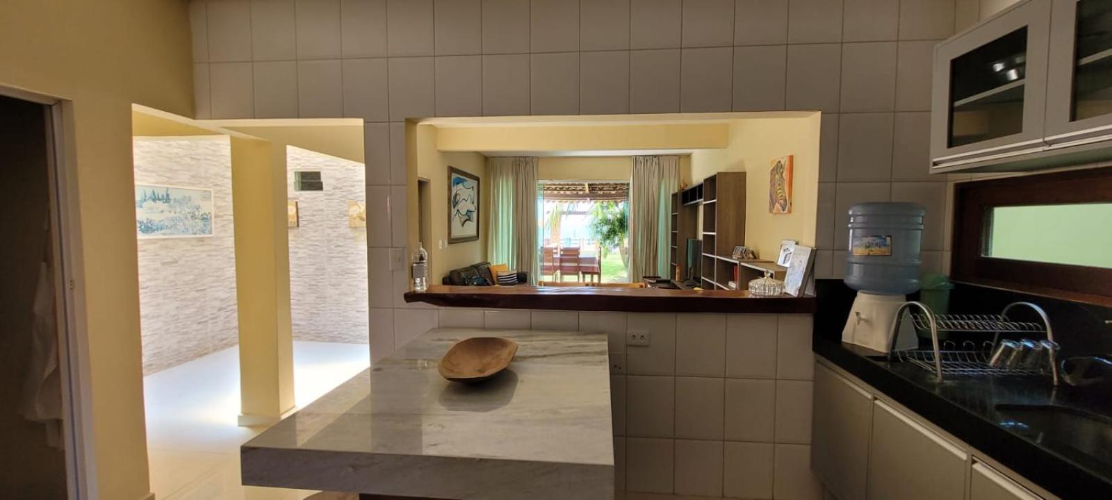 Casa completa pé na areia