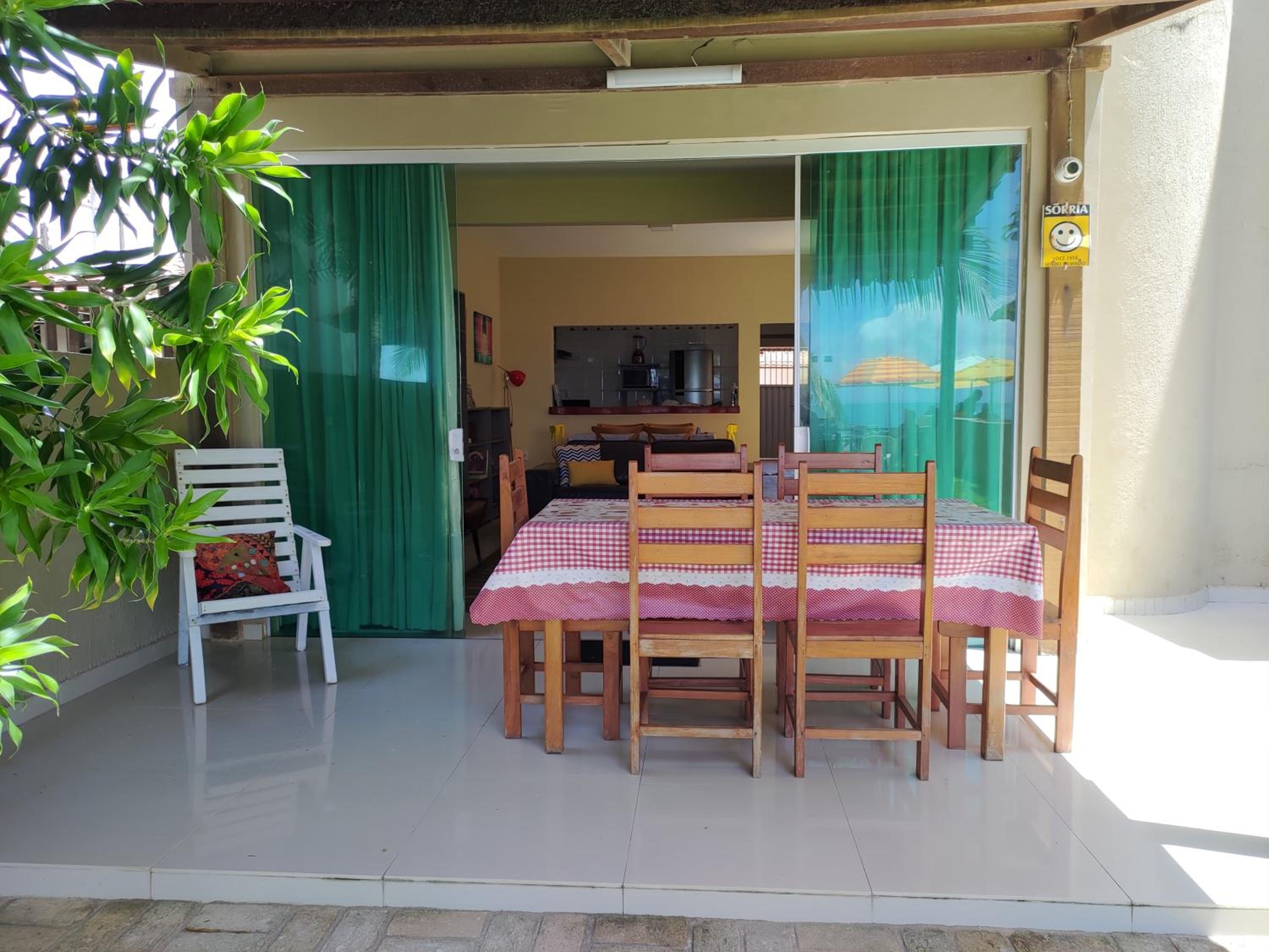 Casa completa pé na areia