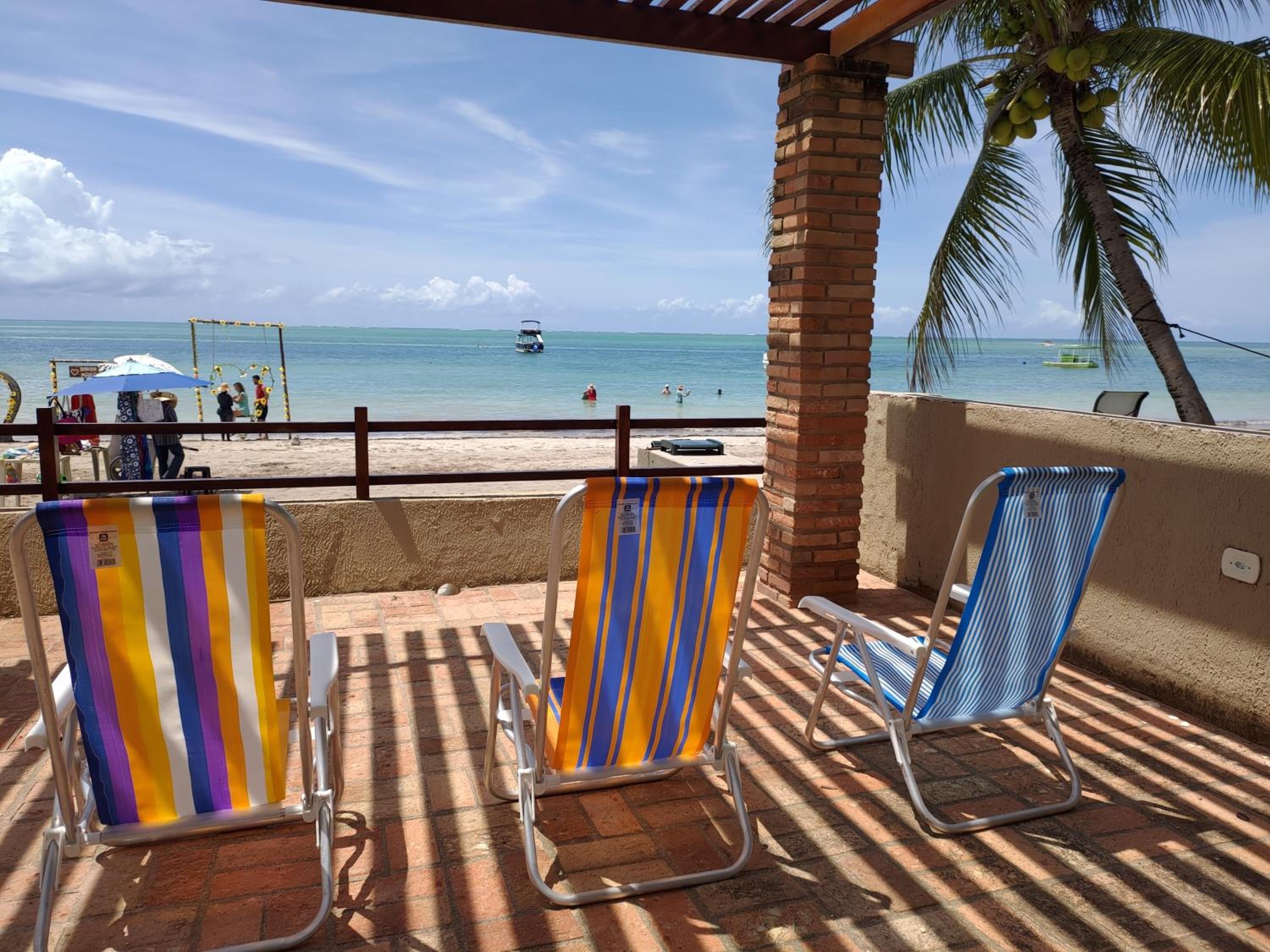 Casa completa pé na areia
