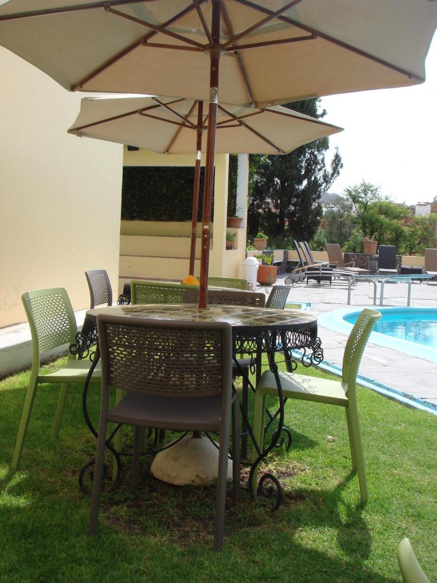 outdoor BBQ area